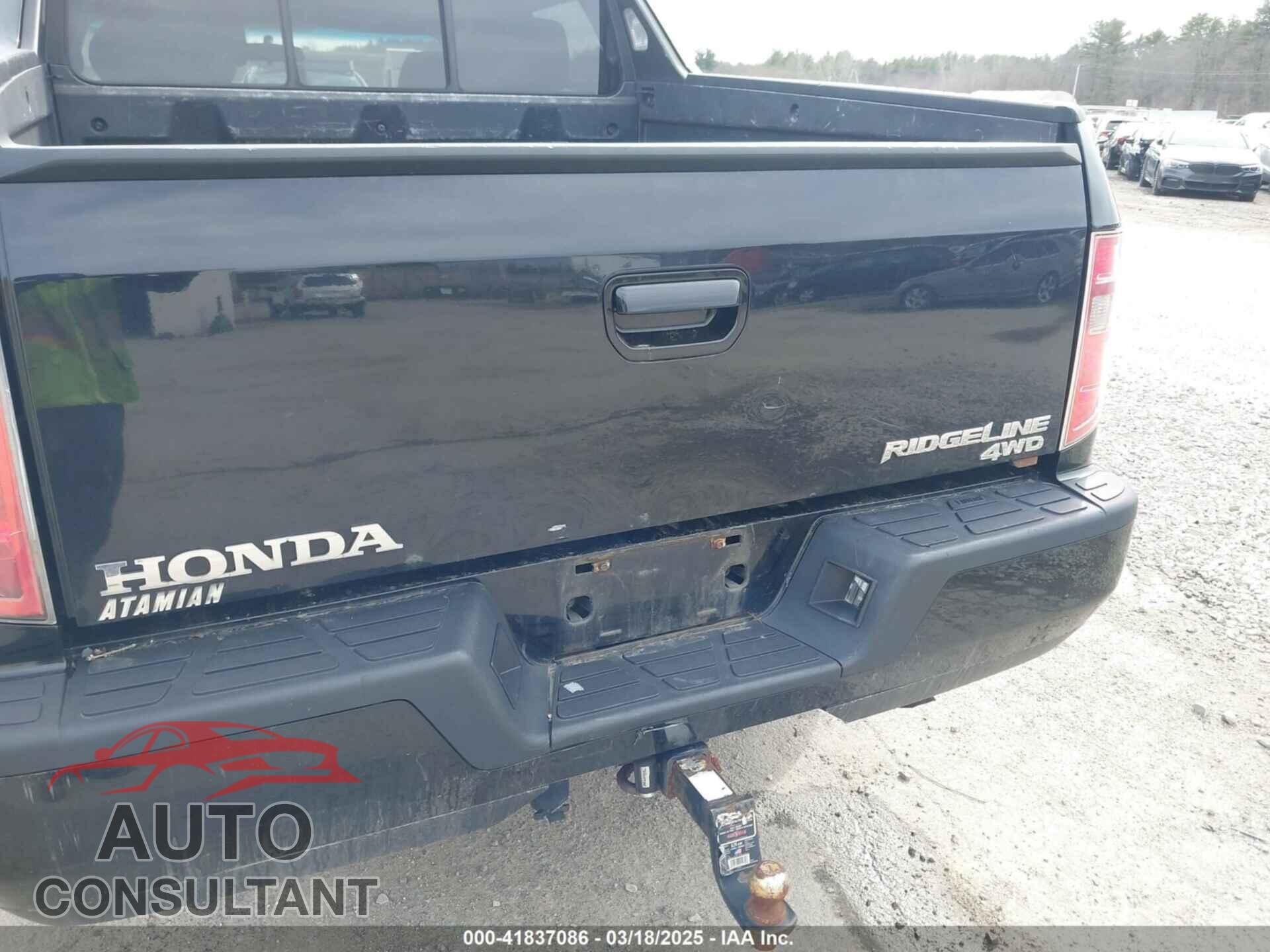 HONDA RIDGELINE 2011 - 5FPYK1F4XBB453373