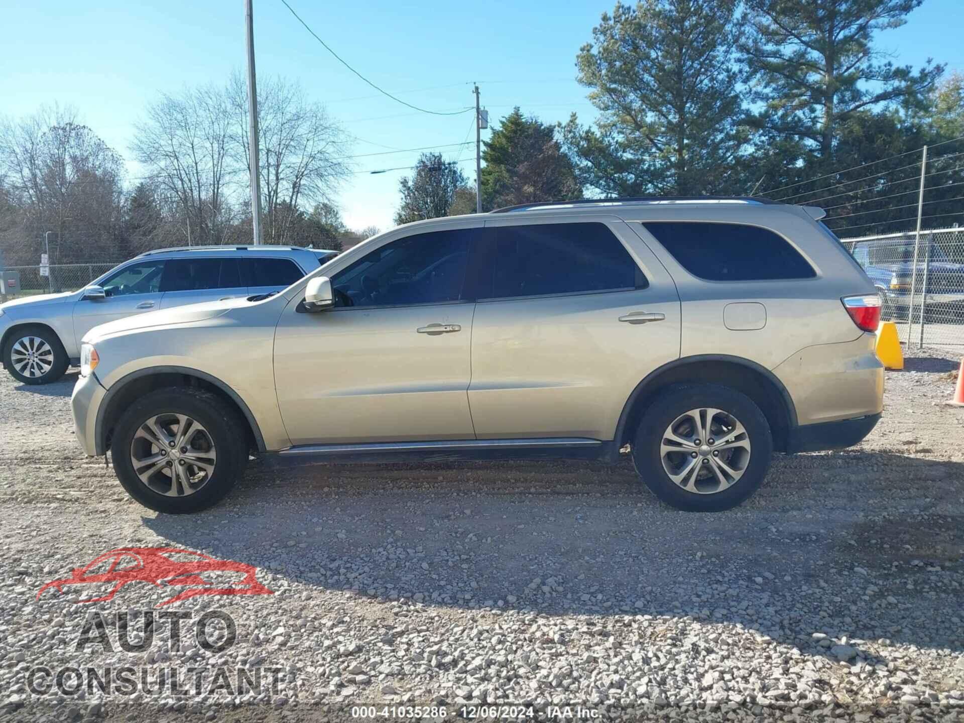 DODGE DURANGO 2012 - 1C4RDJDG9CC187945