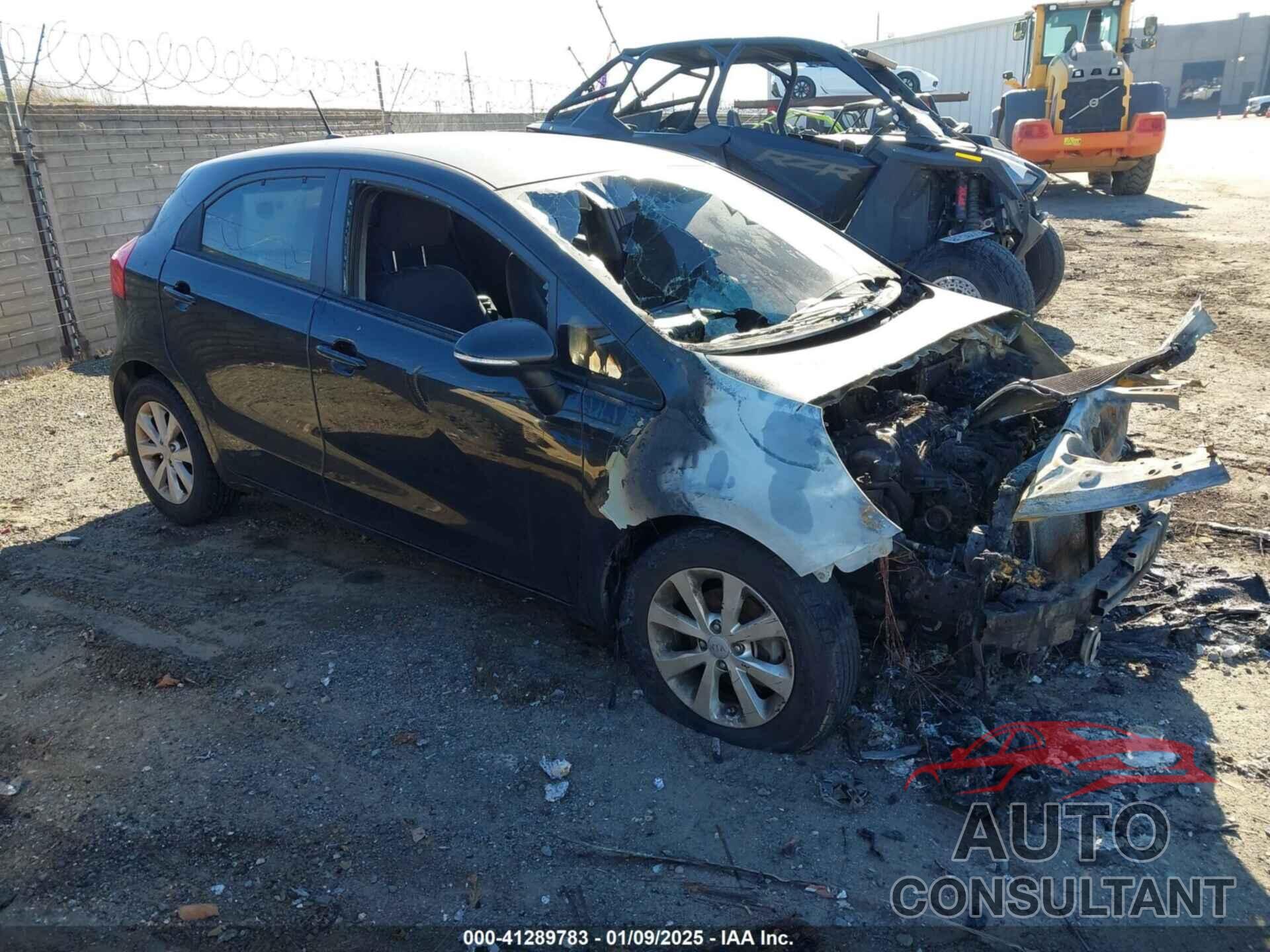 KIA RIO5 2012 - KNADN5A30C6082089