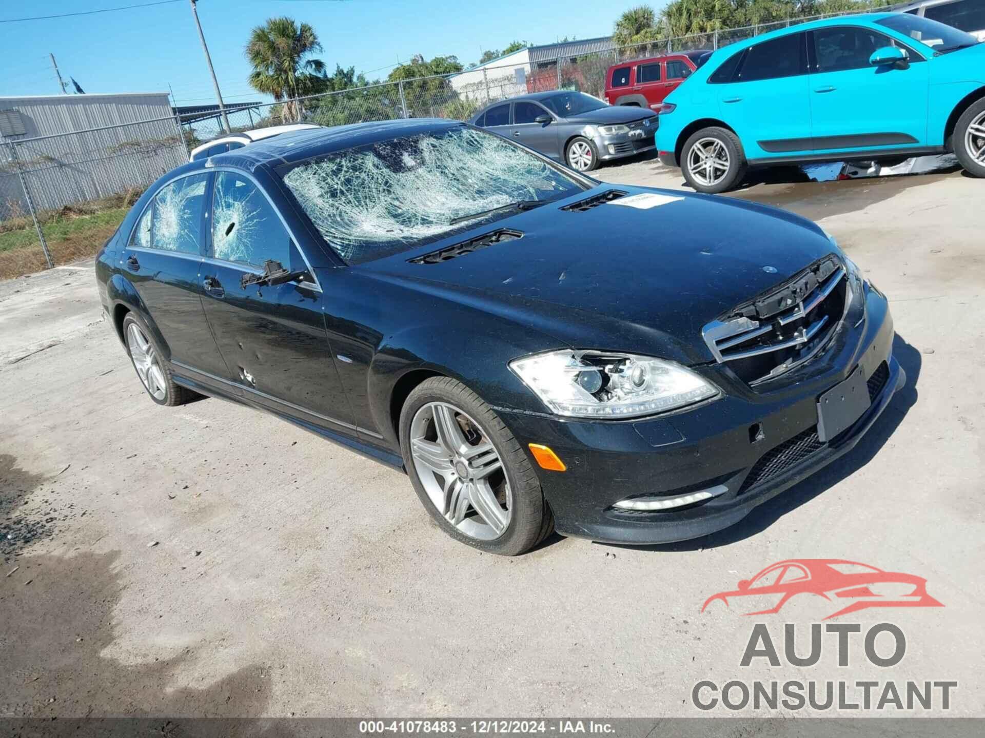 MERCEDES-BENZ S 550 2012 - WDDNG9EB0CA444063