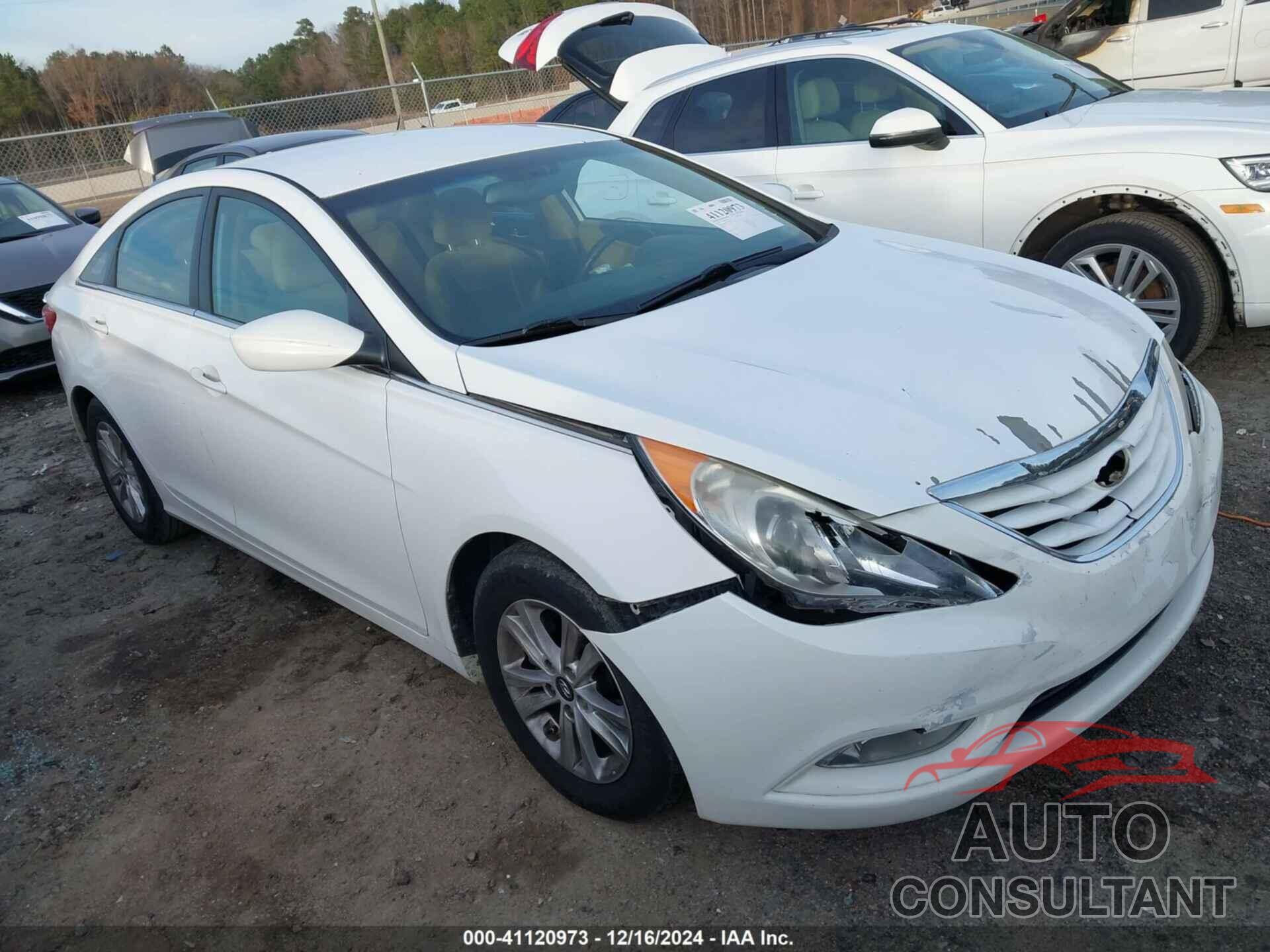 HYUNDAI SONATA 2013 - 5NPEB4AC5DH778562