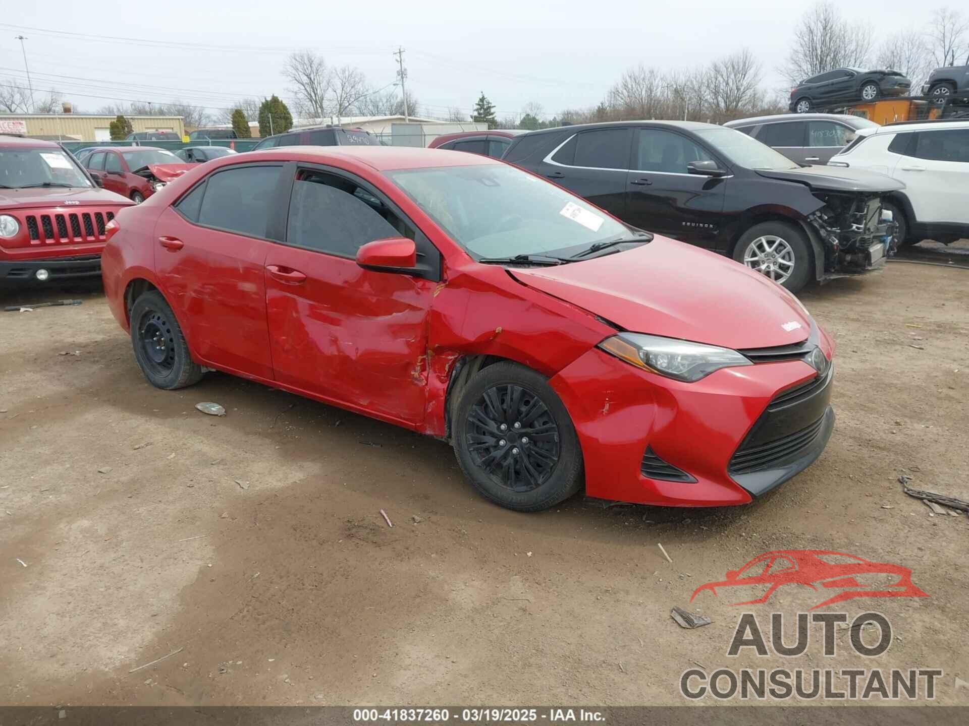 TOYOTA COROLLA 2019 - 2T1BURHE2KC214241
