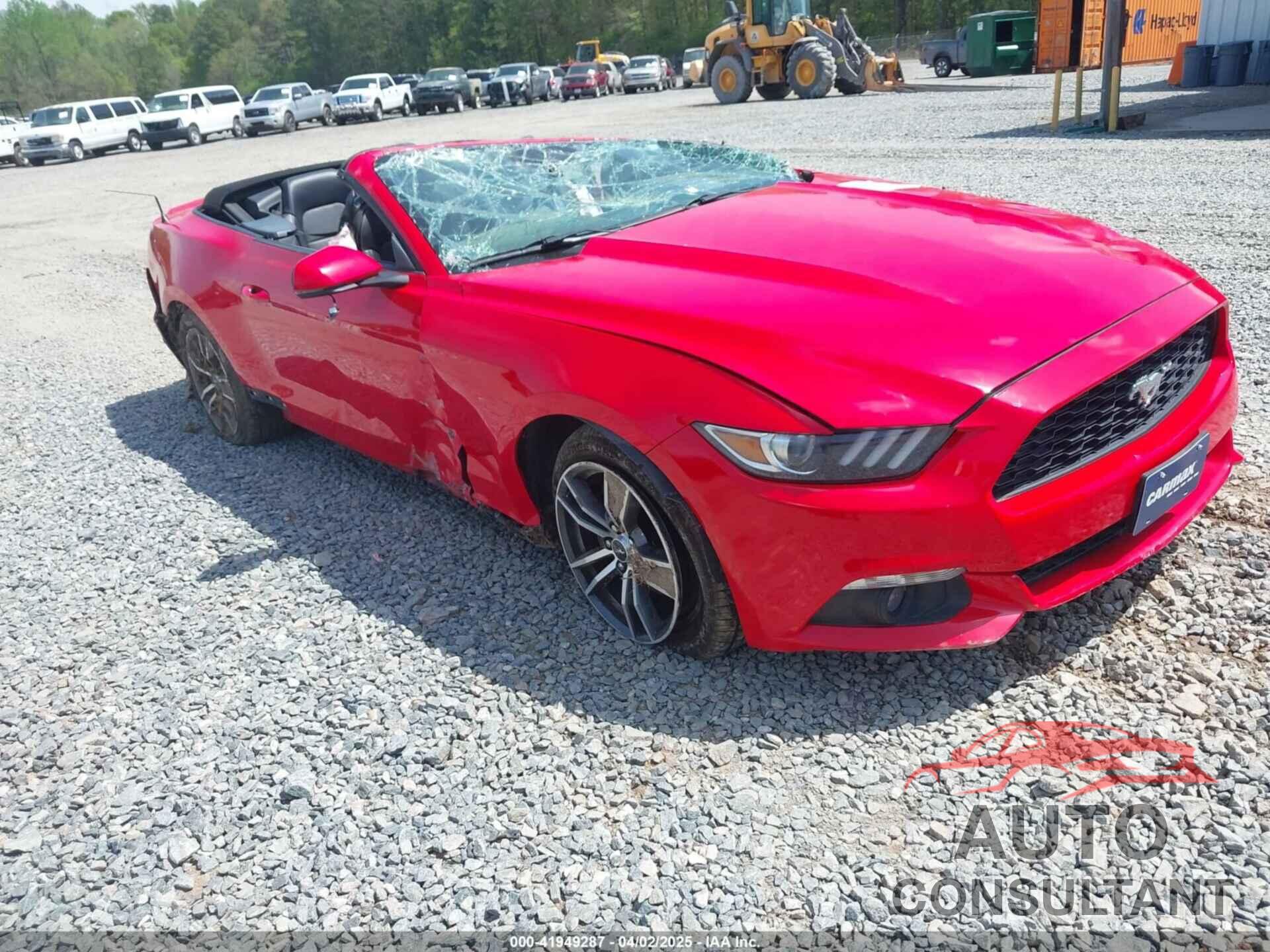 FORD MUSTANG 2017 - 1FATP8UH0H5254626