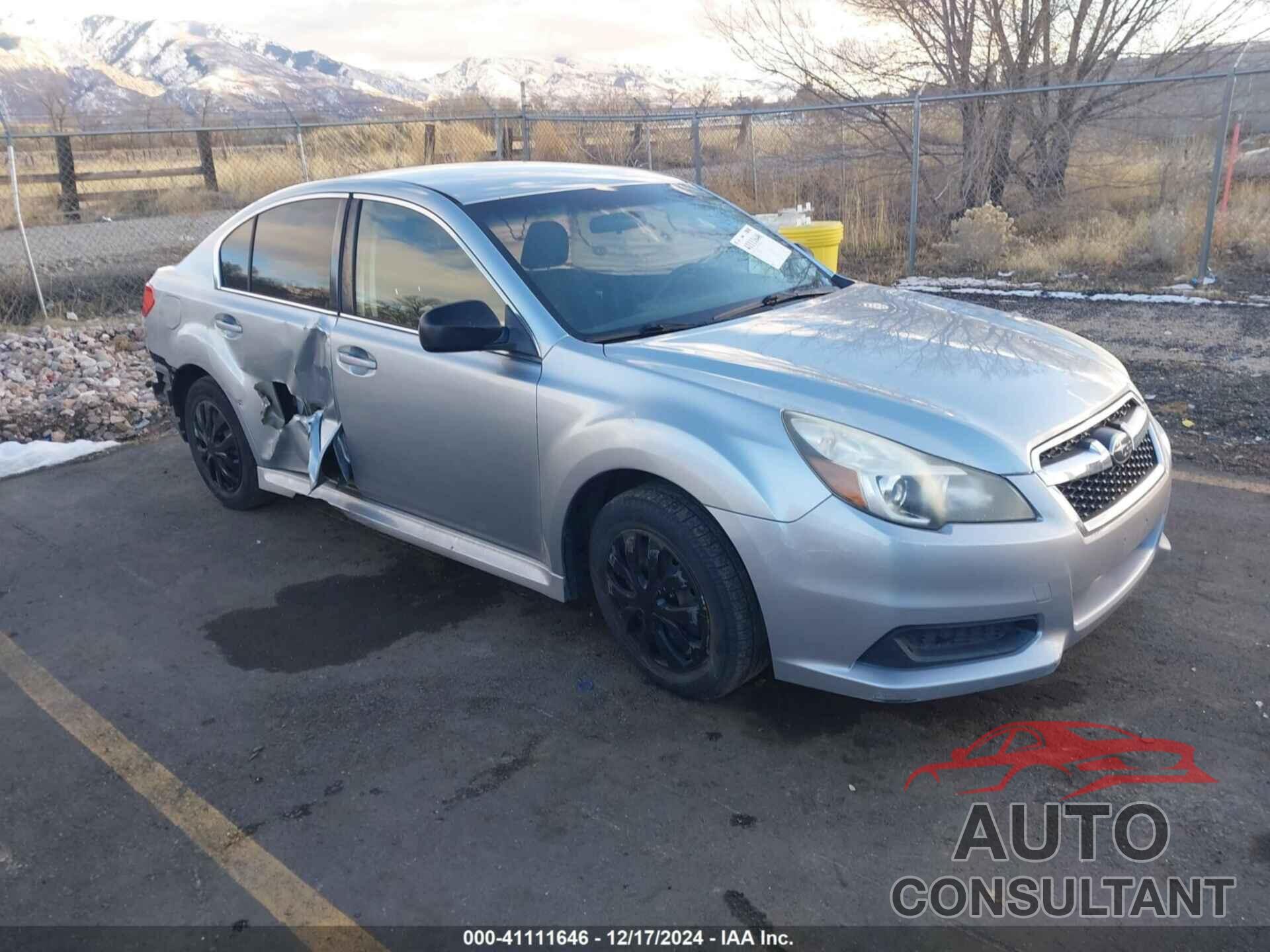 SUBARU LEGACY 2013 - 4S3BMBA6XD3036178