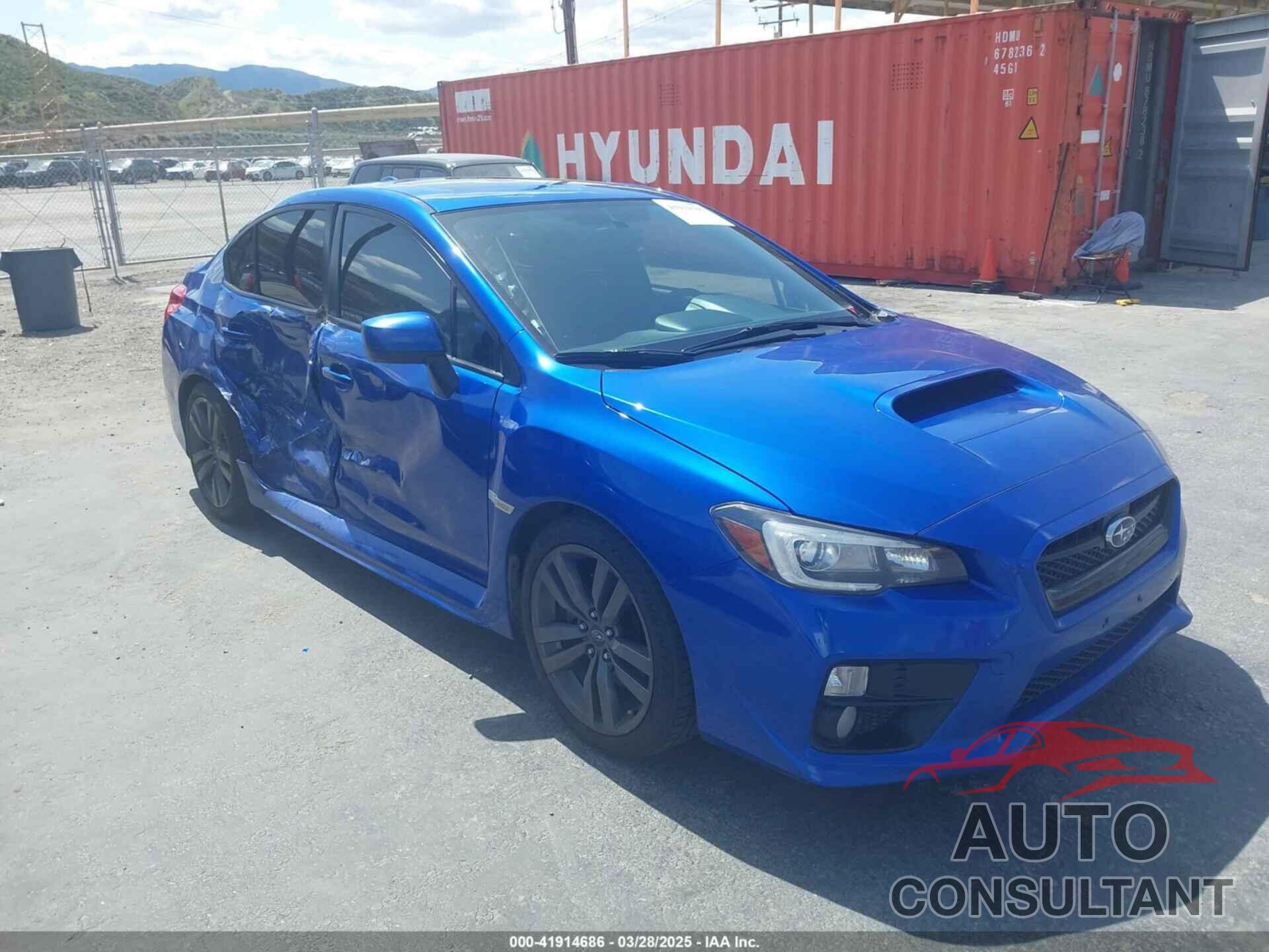 SUBARU WRX 2016 - JF1VA1J68G8804110