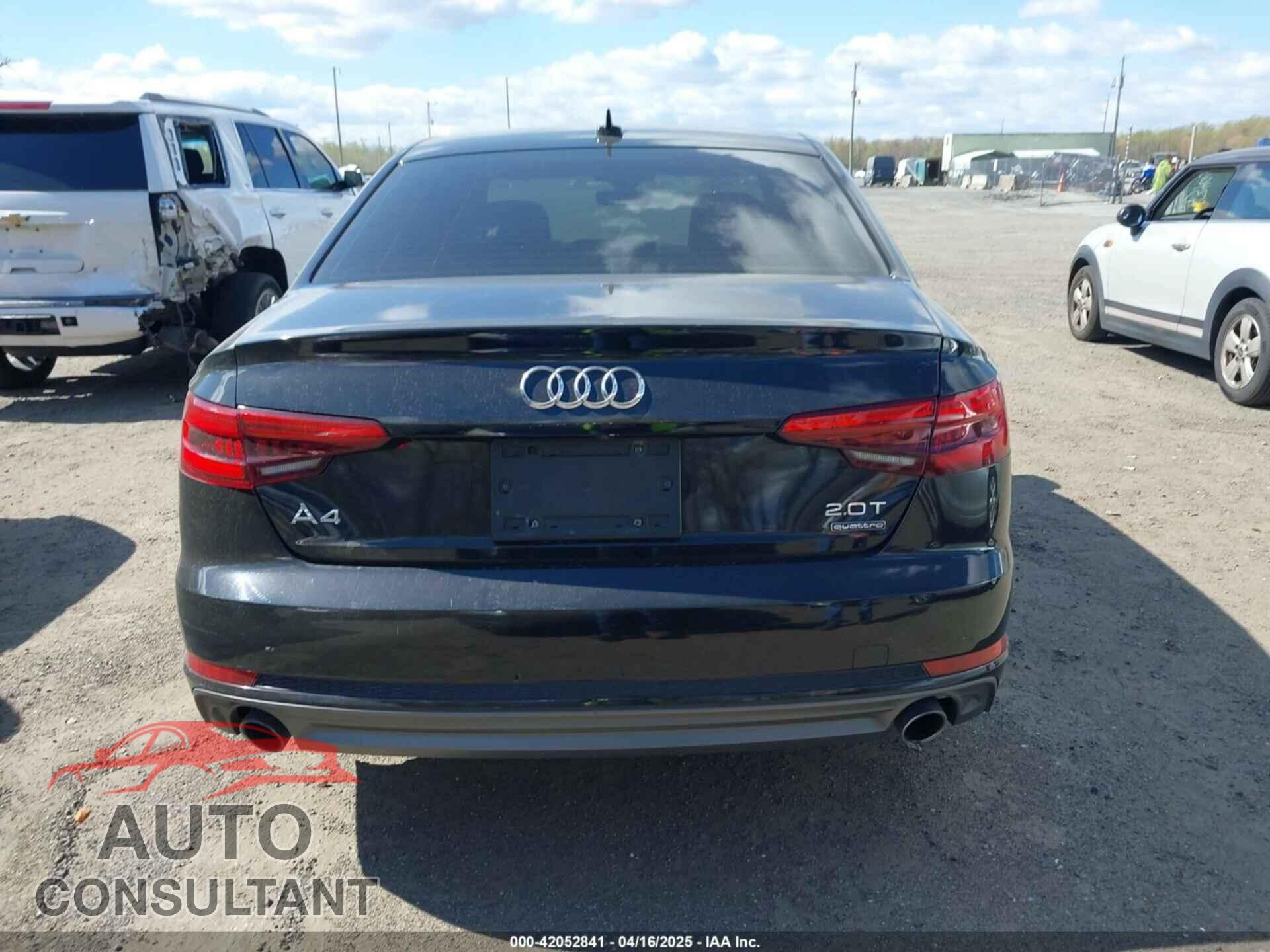 AUDI A4 2017 - WAUDNAF47HN041627