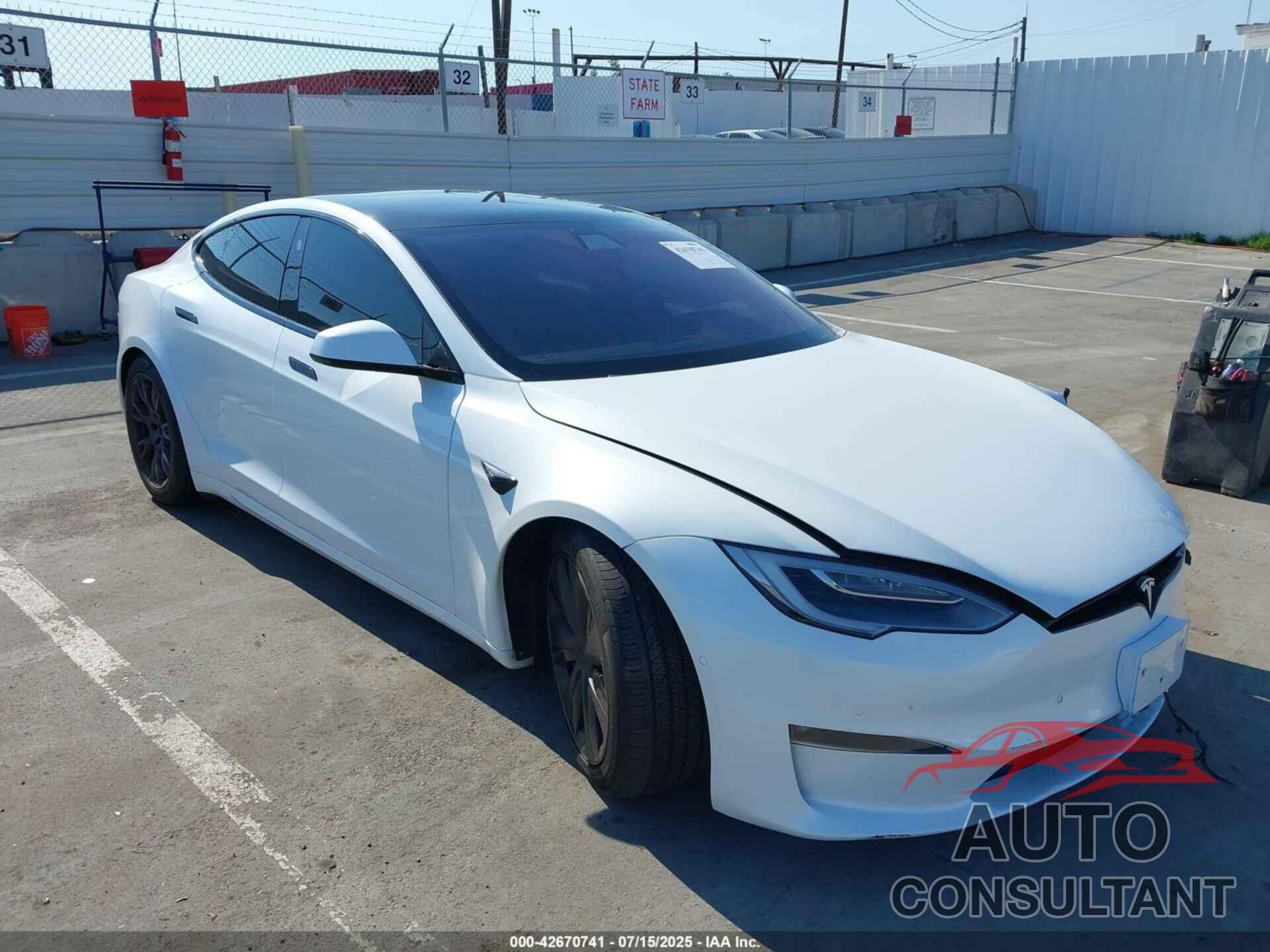 TESLA MODEL S 2021 - 5YJSA1E54MF443114