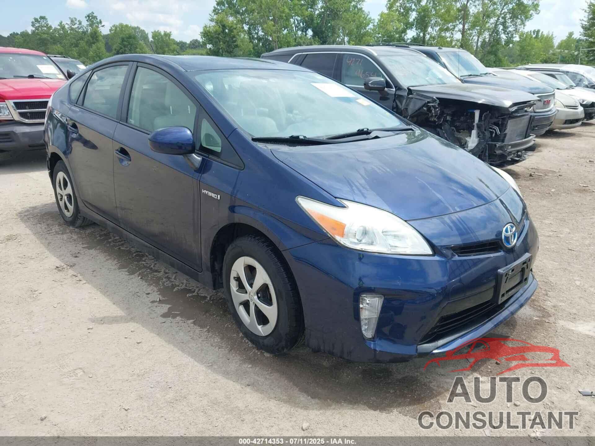 TOYOTA PRIUS 2013 - JTDKN3DU5D1676887
