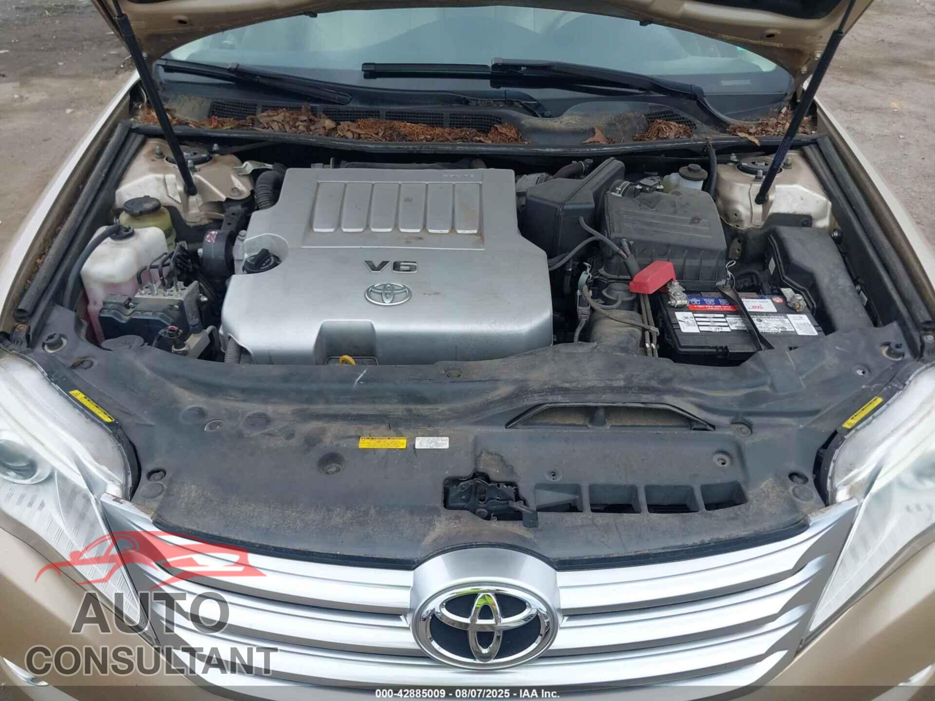 TOYOTA AVALON 2012 - 4T1BK3DB2CU456817