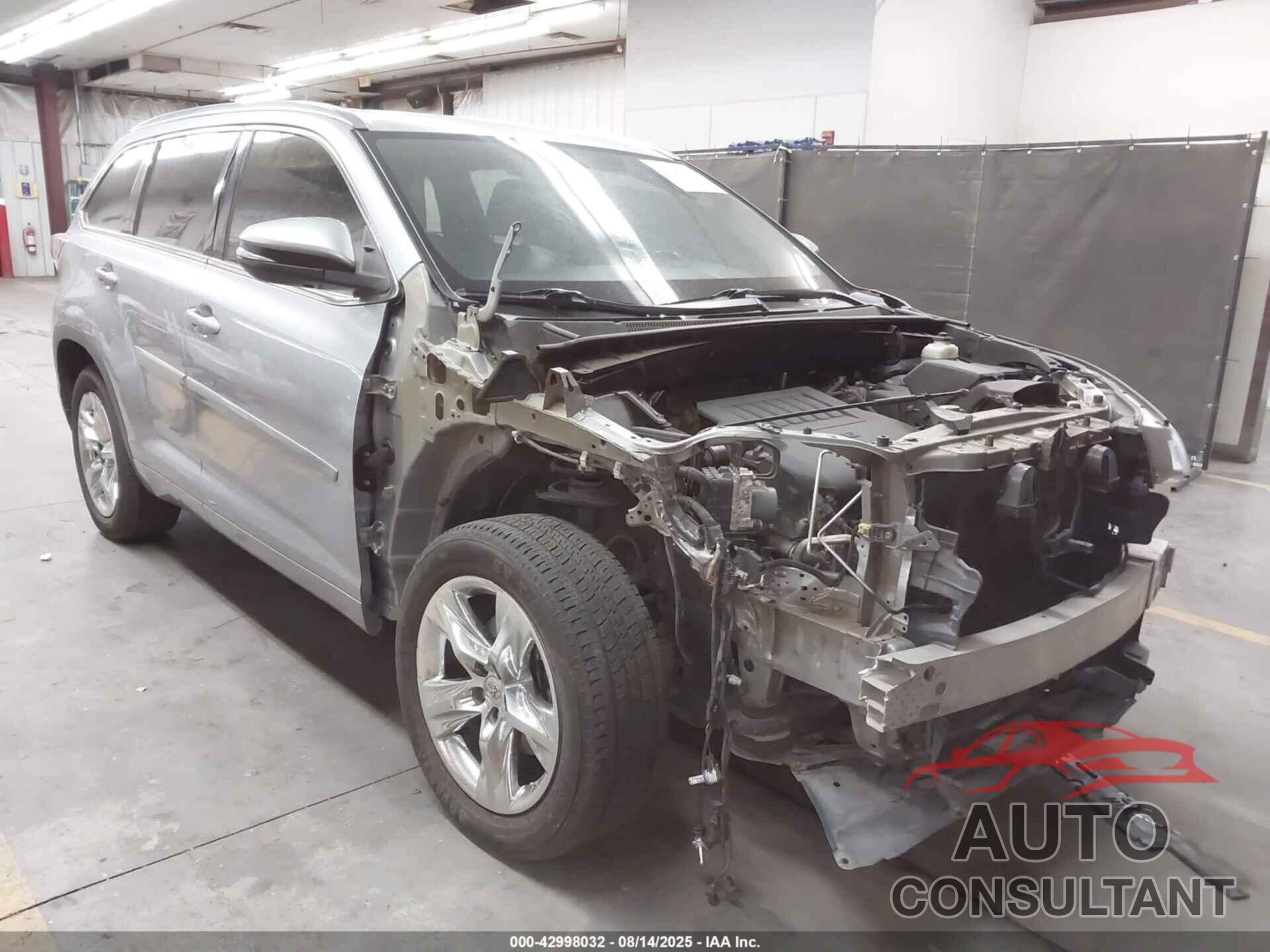 TOYOTA HIGHLANDER 2015 - 5TDYKRFH3FS065476