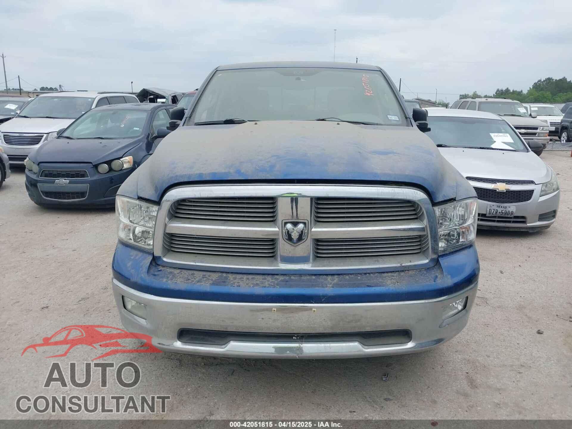 DODGE RAM 1500 2010 - 1D7RB1CT8AS228353