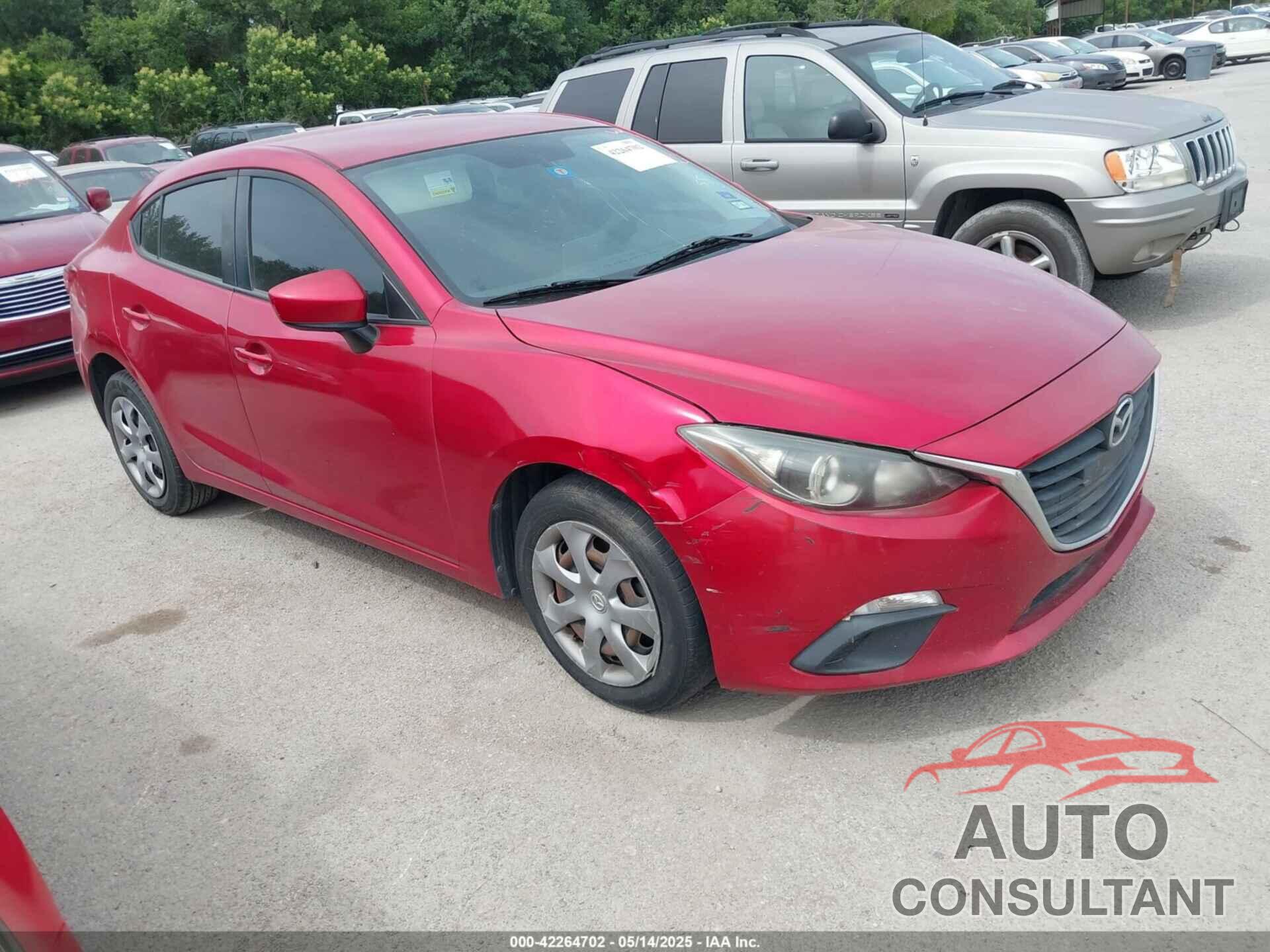 MAZDA MAZDA3 2015 - JM1BM1U71F1225833