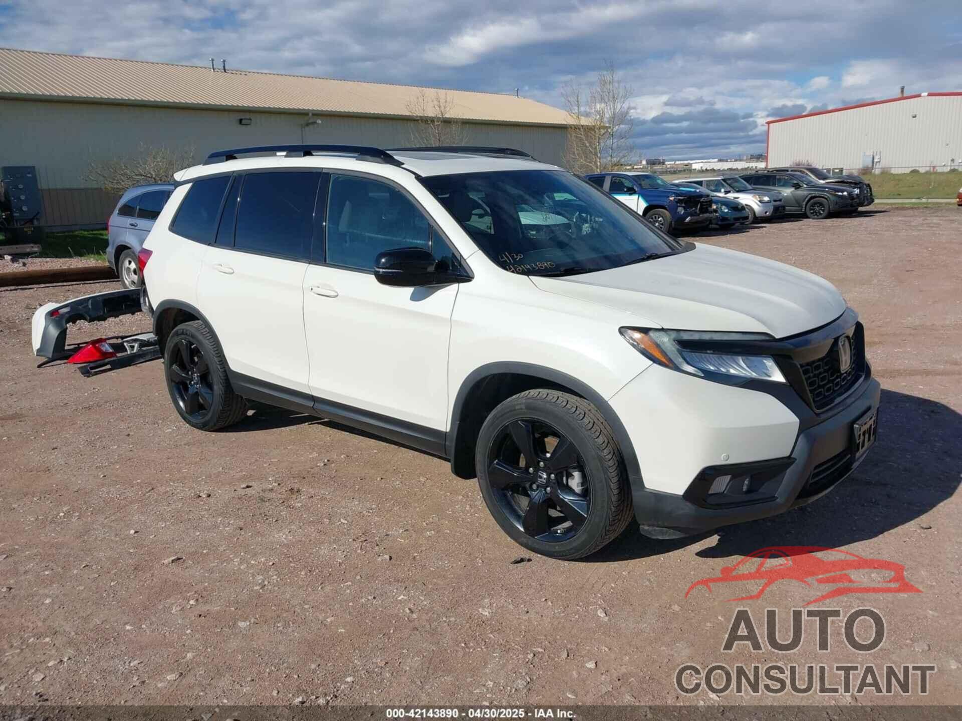 HONDA PASSPORT 2019 - 5FNYF8H0XKB001472