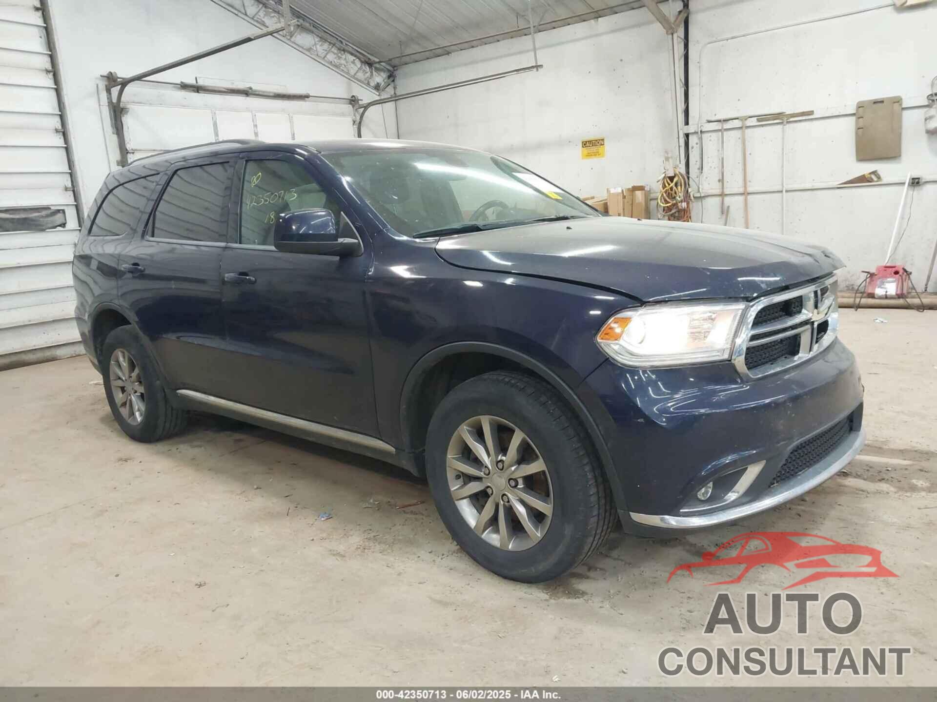 DODGE DURANGO 2018 - 1C4RDJAGXJC315711