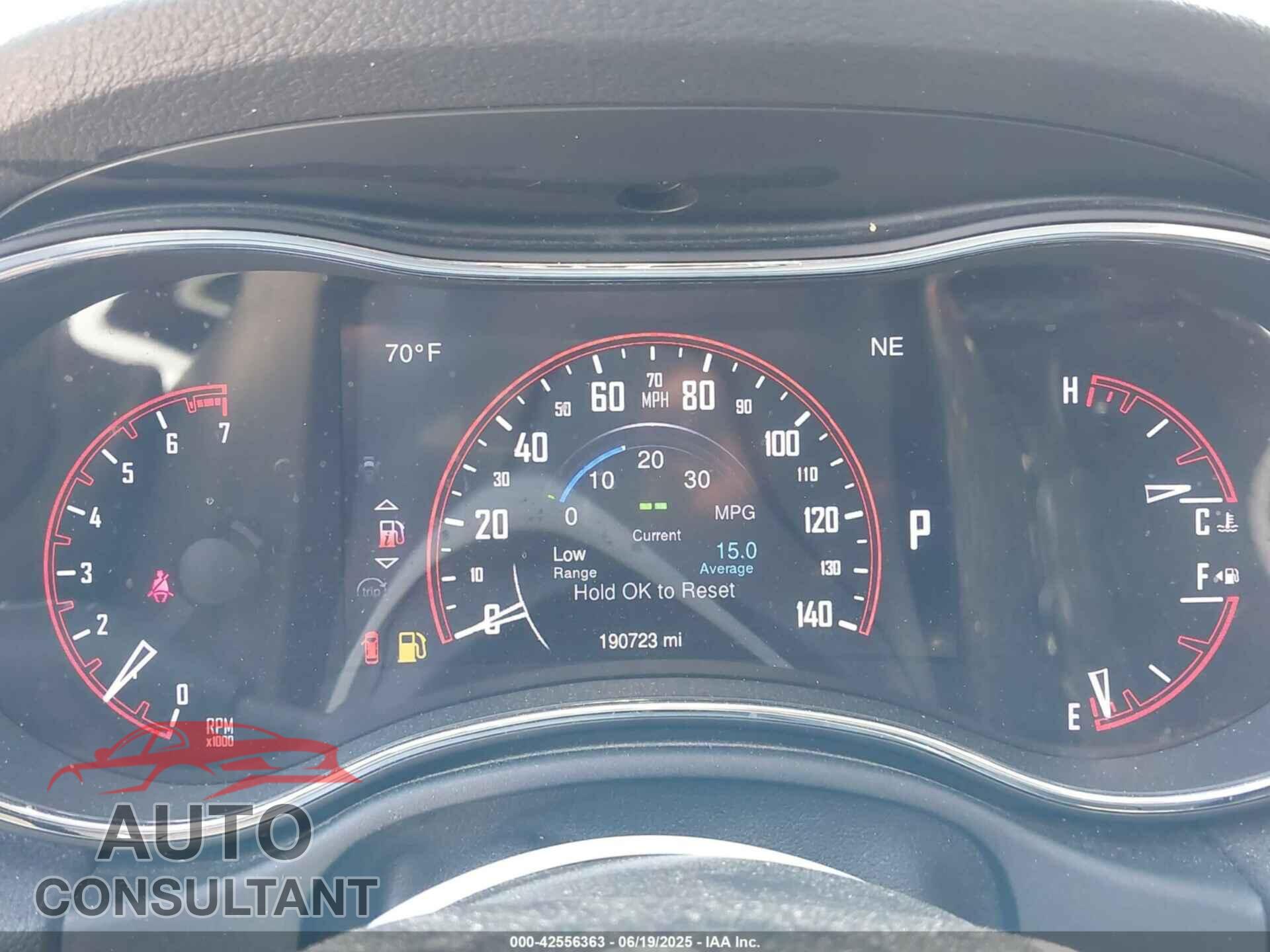 DODGE DURANGO 2015 - 1C4RDJEG8FC939086