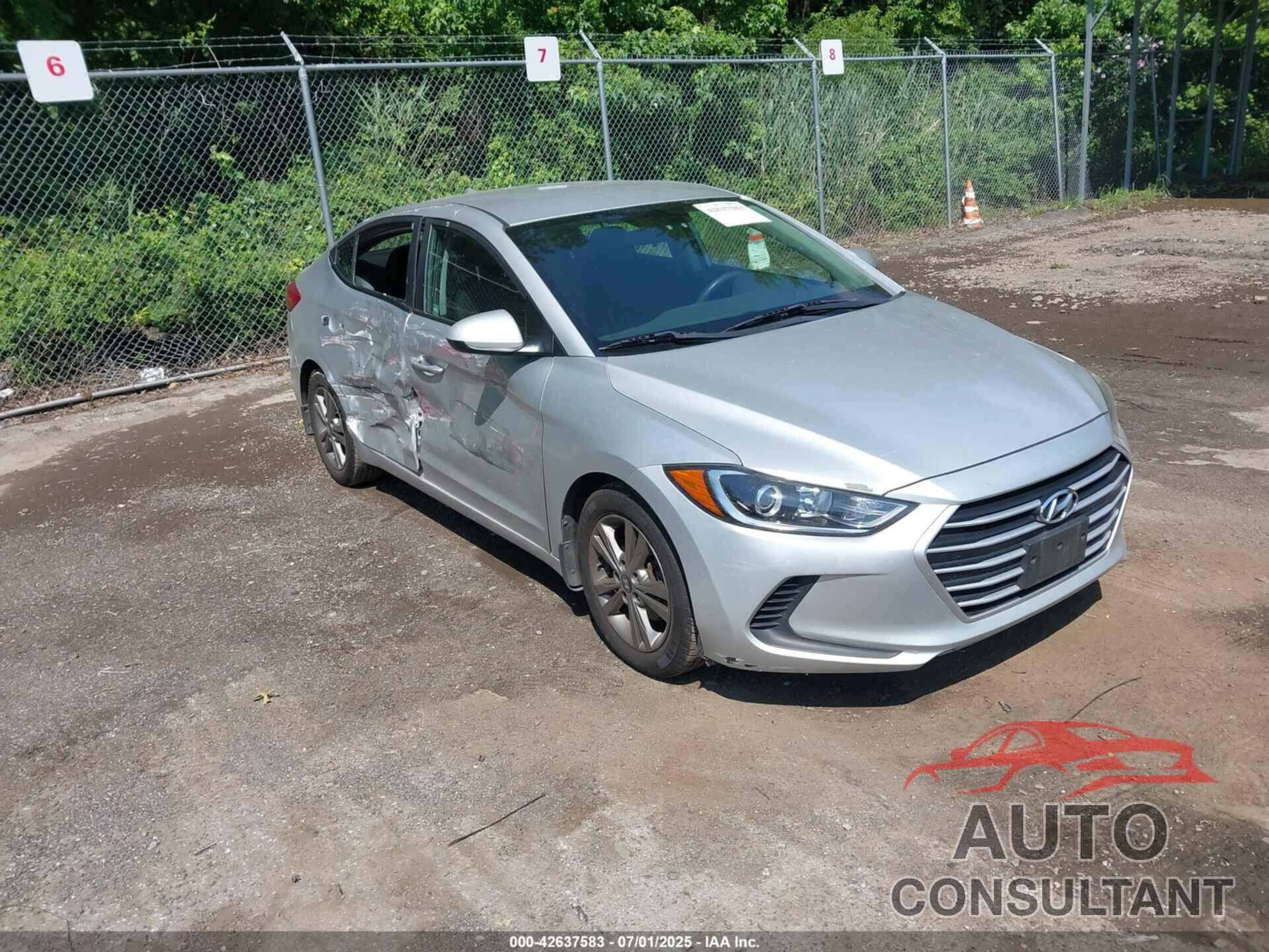HYUNDAI ELANTRA 2018 - 5NPD84LF3JH272063