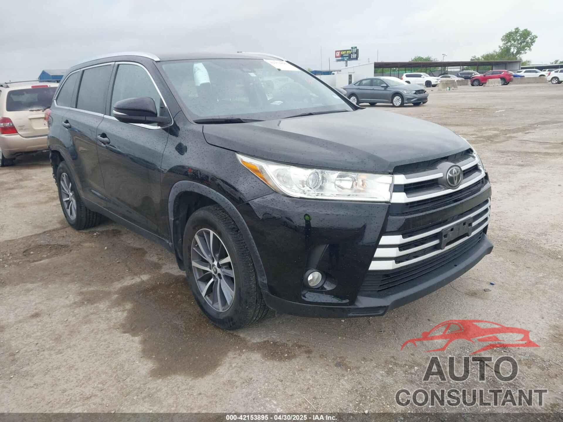 TOYOTA HIGHLANDER 2019 - 5TDJZRFHXKS573838