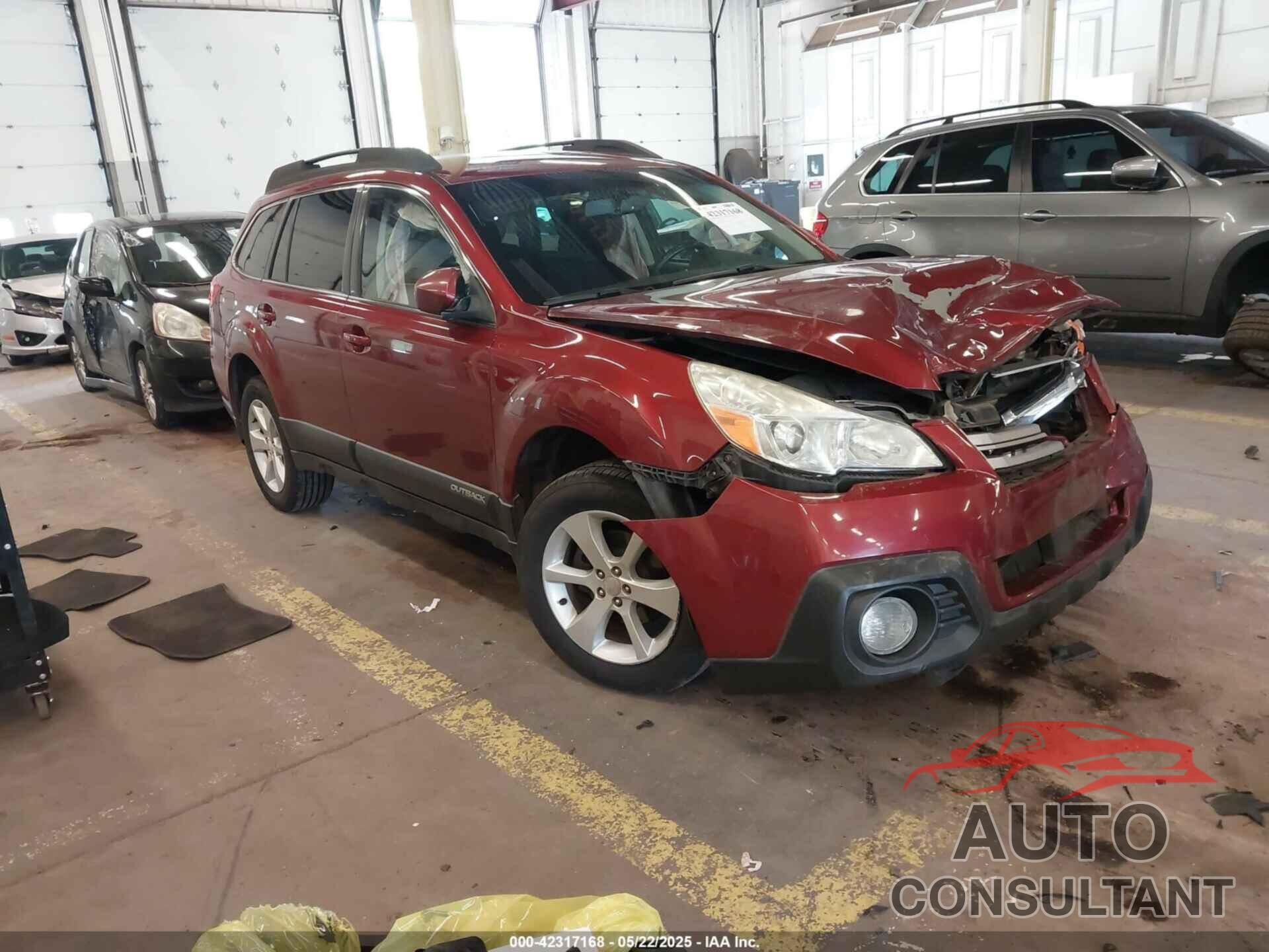 SUBARU OUTBACK 2014 - 4S4BRBCC1E3321904