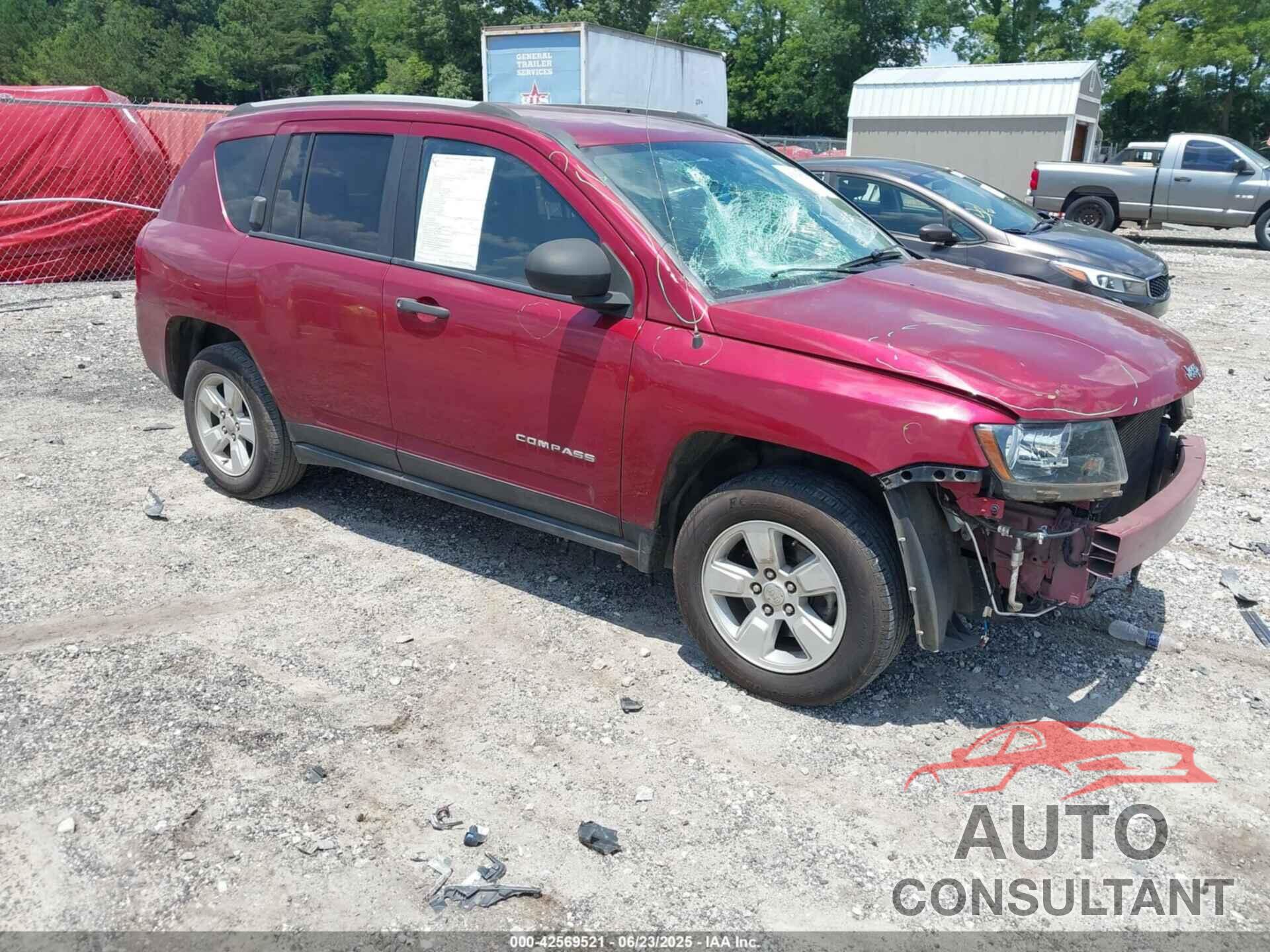 JEEP COMPASS 2017 - 1C4NJCBA2HD132188