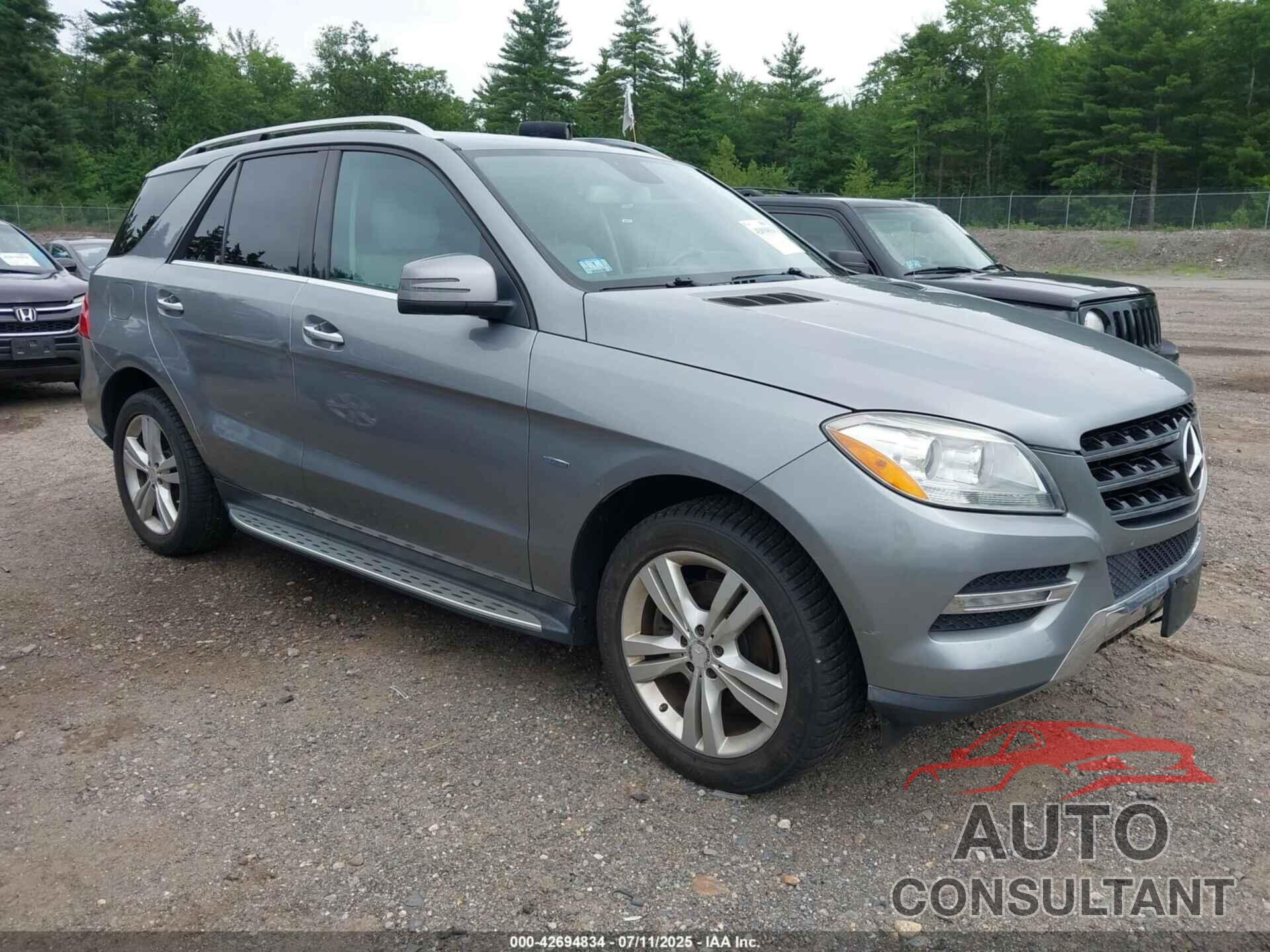 MERCEDES-BENZ ML 350 2012 - 4JGDA5HBXCA083822