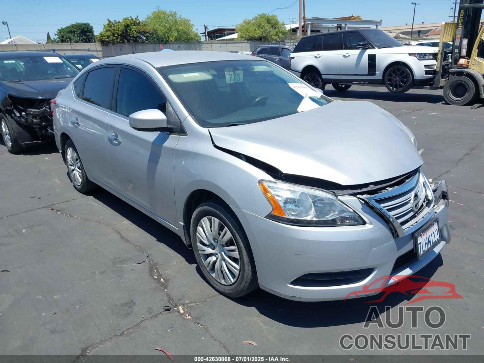 NISSAN SENTRA 2015 - 3N1AB7AP0FY213566