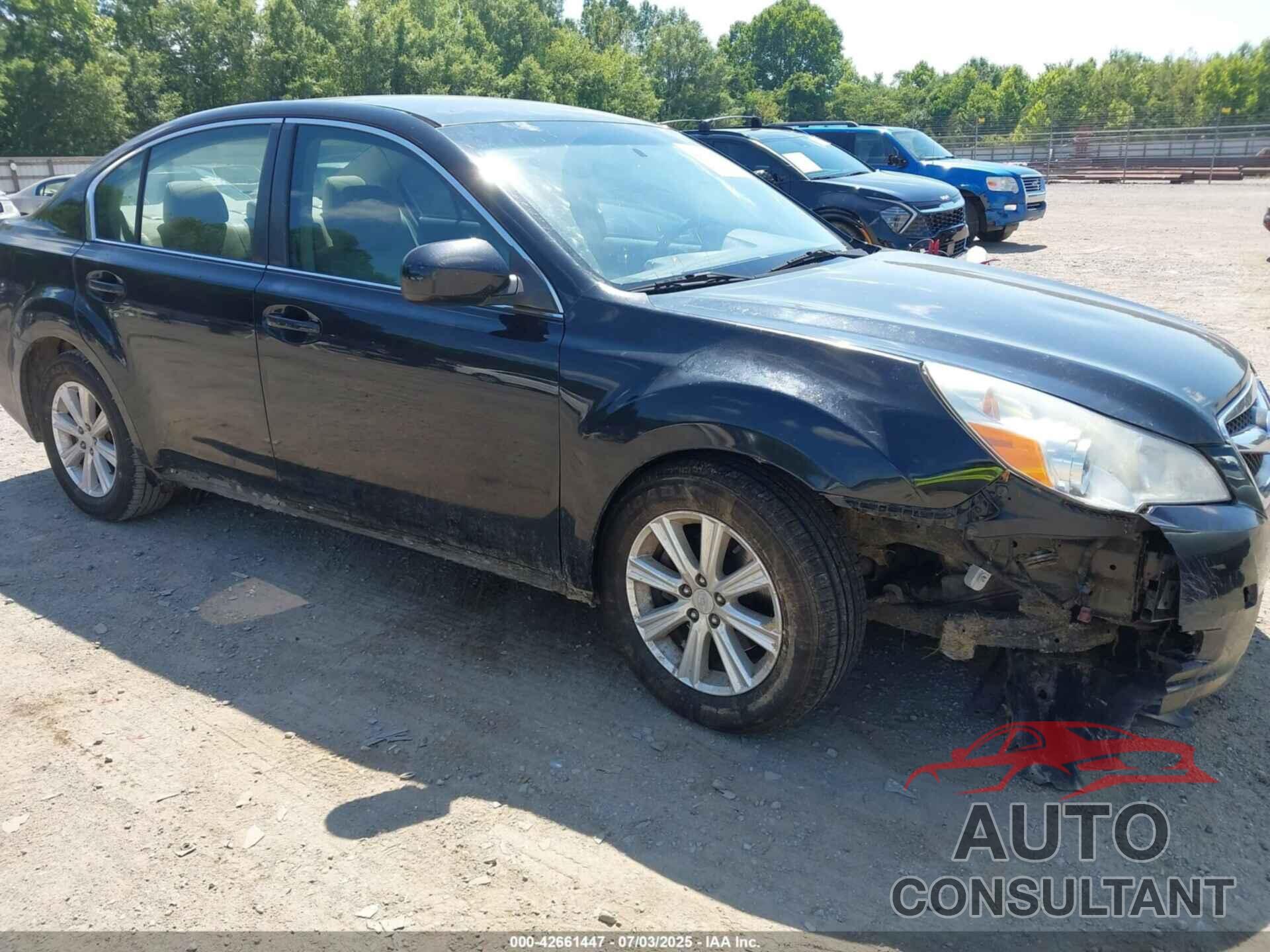 SUBARU LEGACY 2011 - 4S3BMCC66B3250942