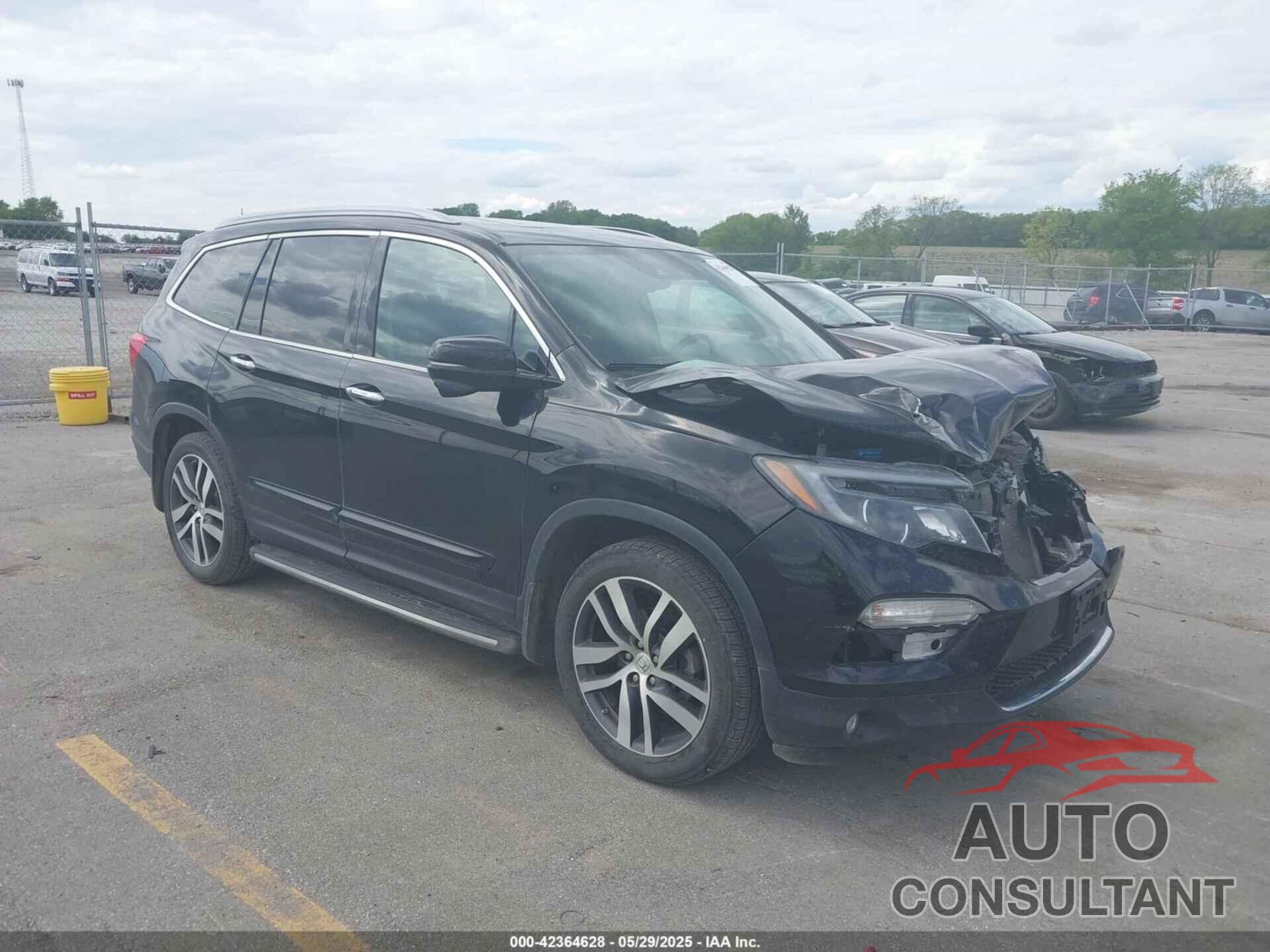 HONDA PILOT 2017 - 5FNYF6H91HB089288