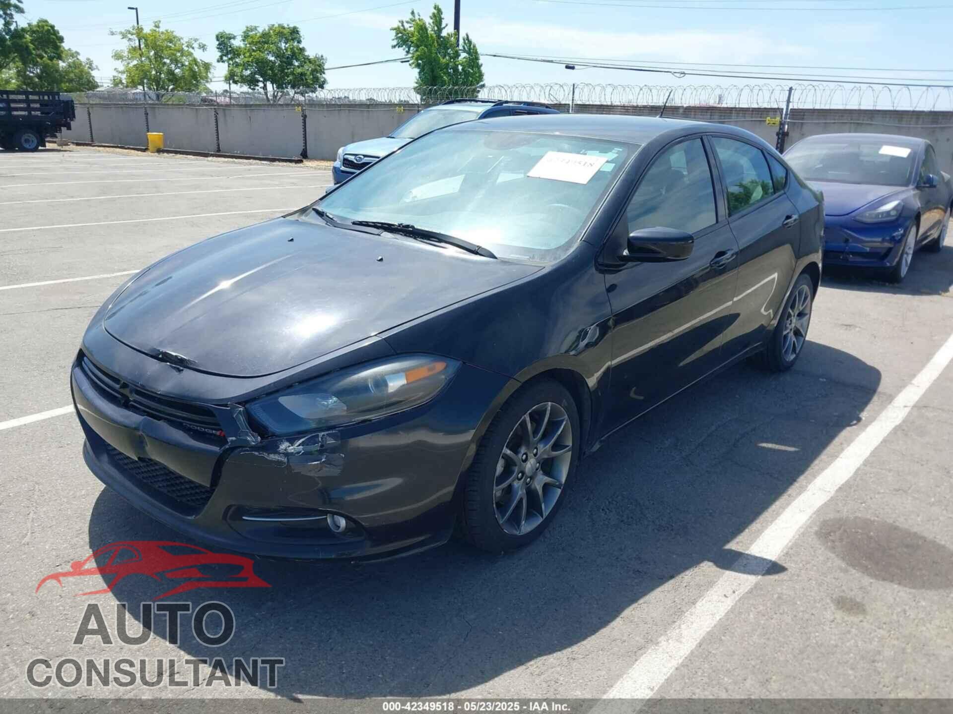 DODGE DART 2013 - 1C3CDFBA8DD309244