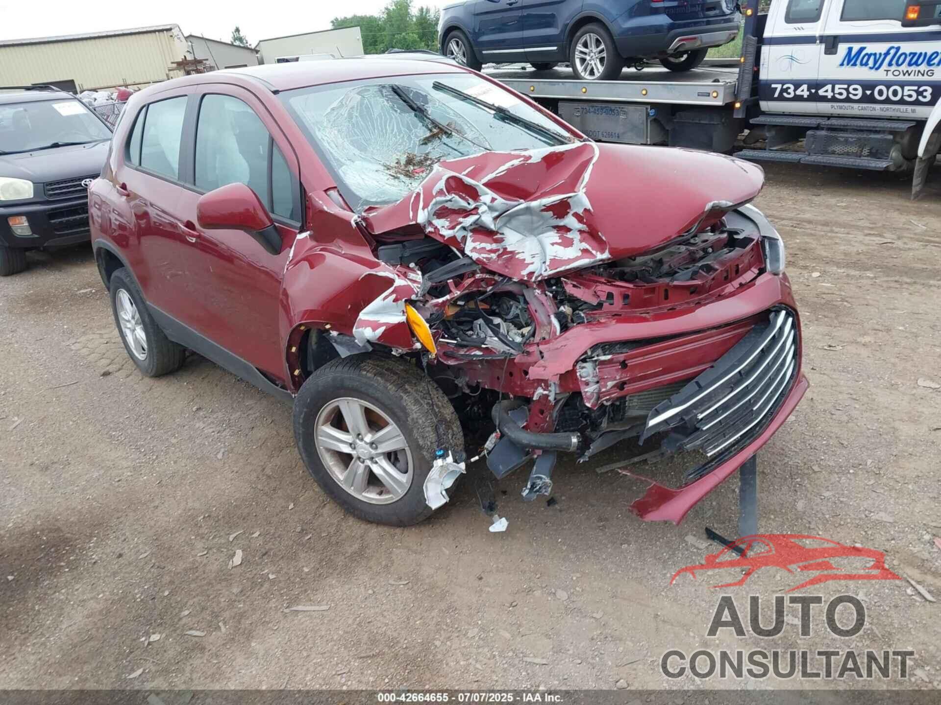 CHEVROLET TRAX 2021 - KL7CJNSB8MB354653