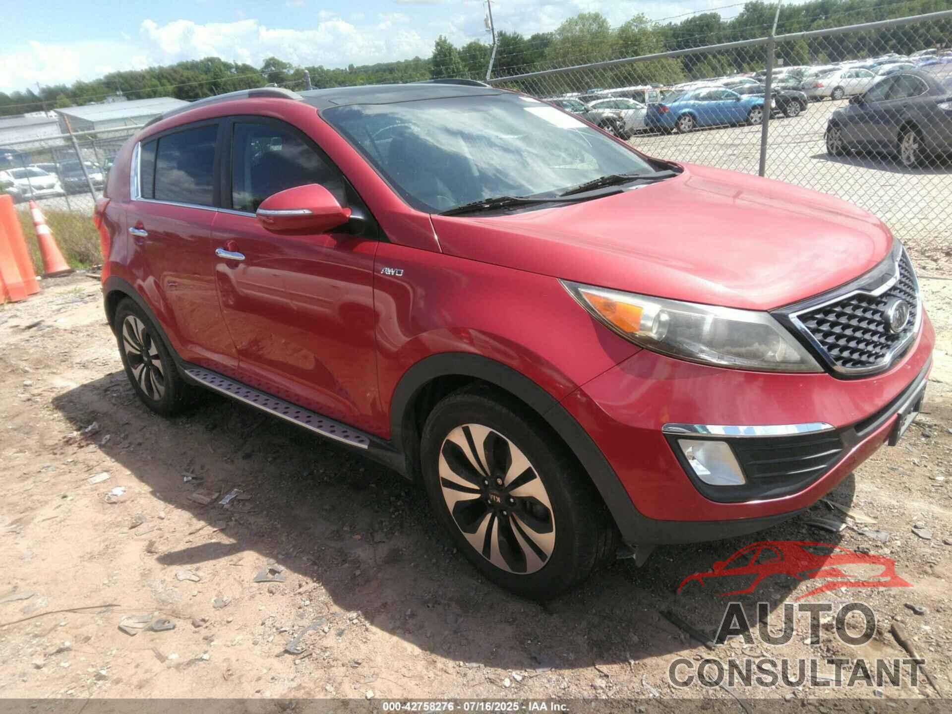 KIA SPORTAGE 2012 - KNDPCCA60C7312910