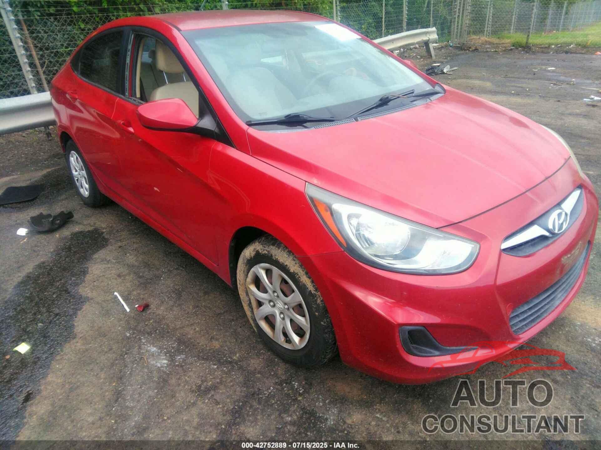 HYUNDAI ACCENT 2012 - KMHCT4AE1CU210749