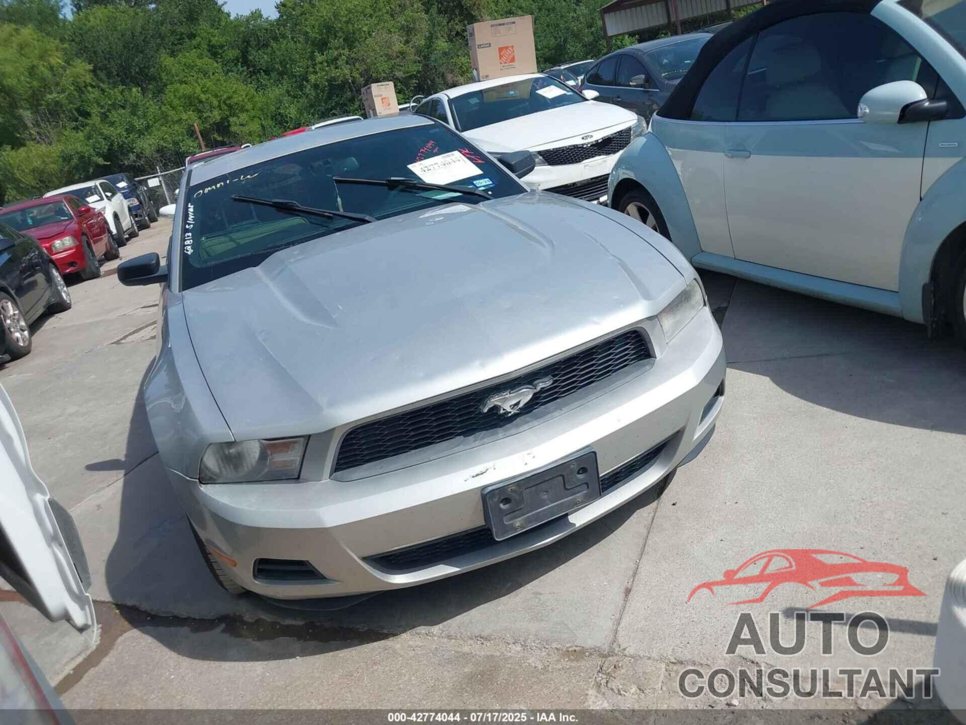 FORD MUSTANG 2010 - 1ZVBP8AN6A5102403