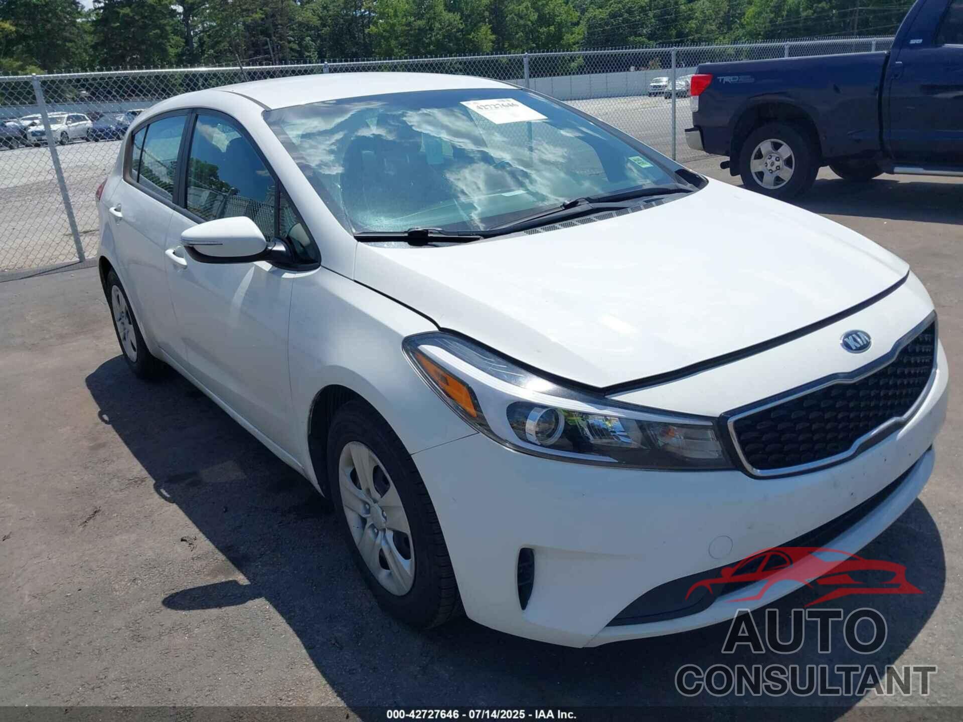 KIA FORTE 2017 - KNAFK5A86H5706083