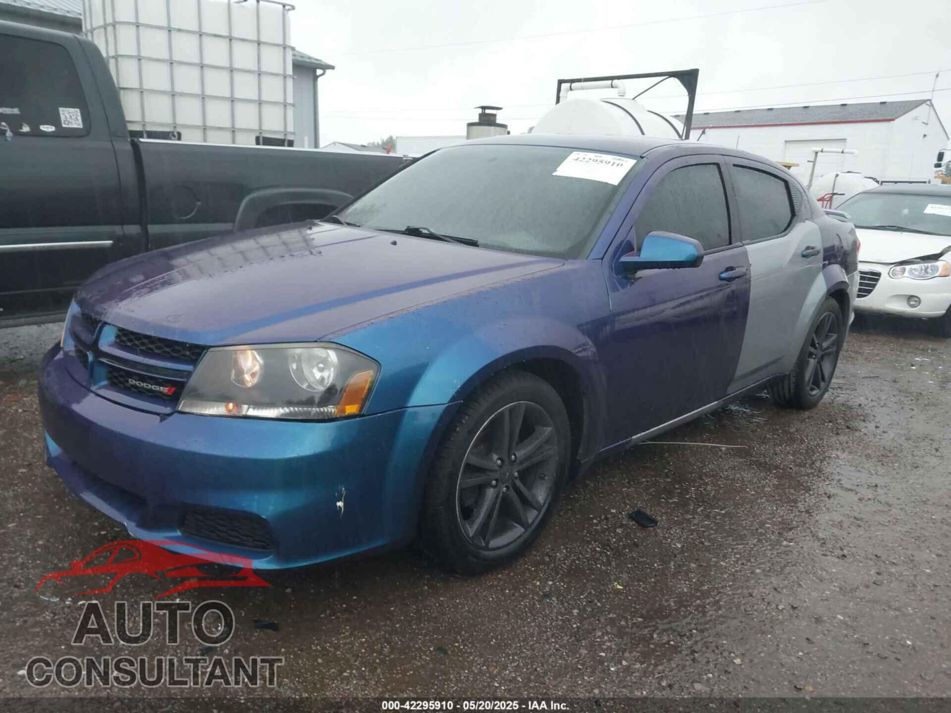 DODGE AVENGER 2013 - 1C3CDZAG4DN748796