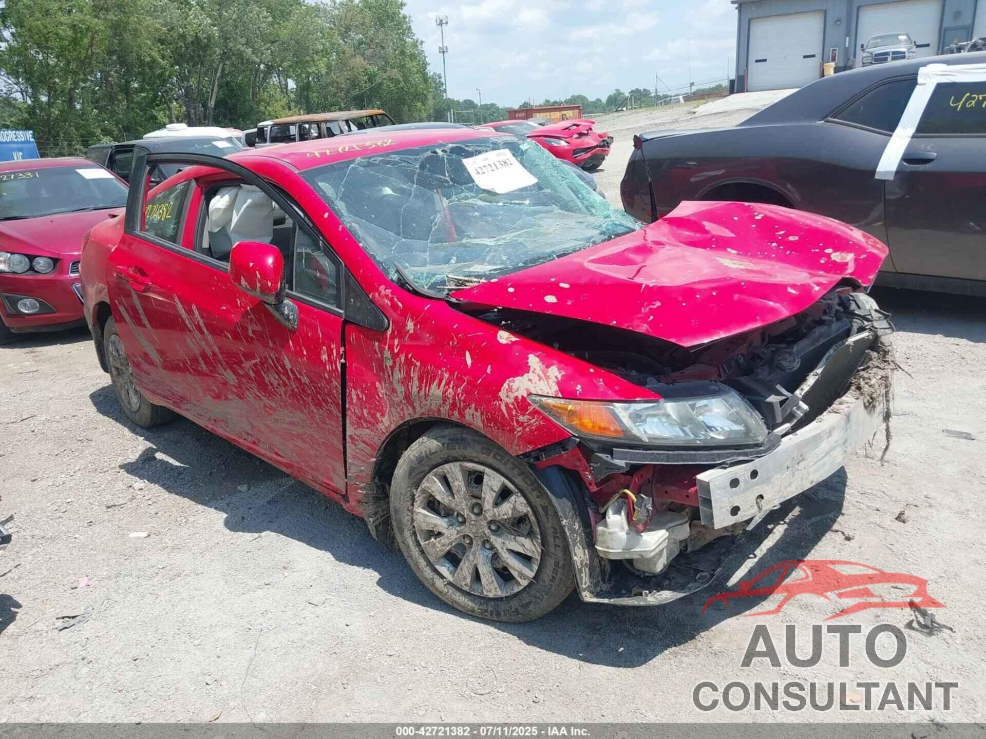 HONDA CIVIC 2012 - 2HGFG3B51CH518068