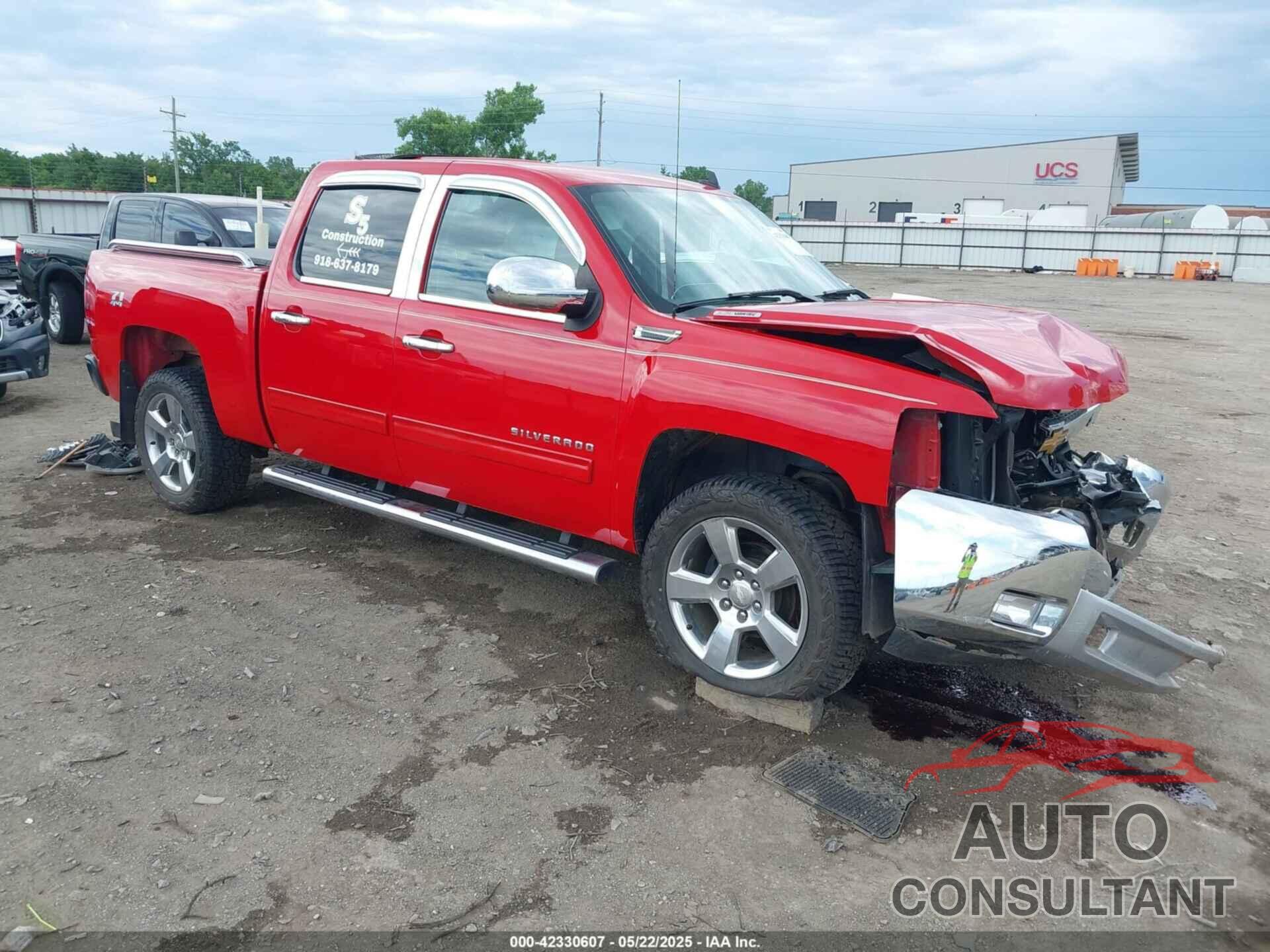 CHEVROLET SILVERADO 1500 2013 - 3GCPKSE72DG359605
