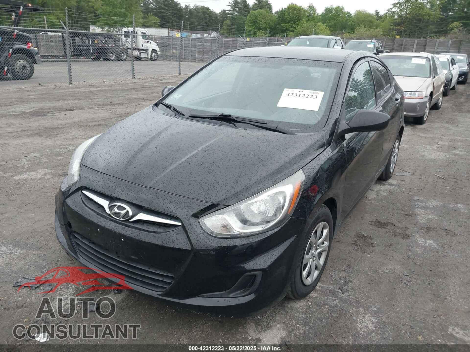 HYUNDAI ACCENT 2013 - KMHCT4AE9DU579392