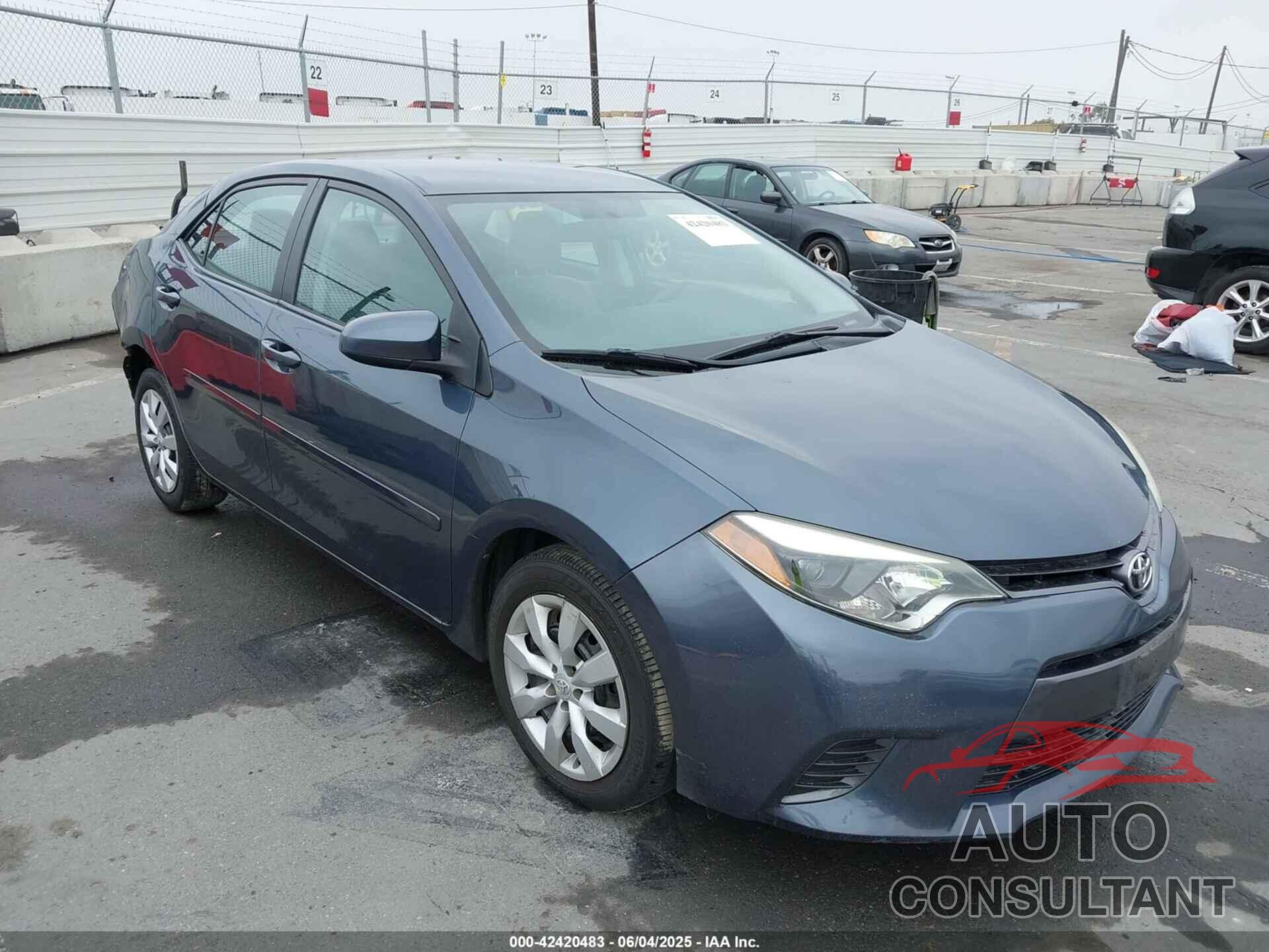 TOYOTA COROLLA 2015 - 2T1BURHE3FC468305