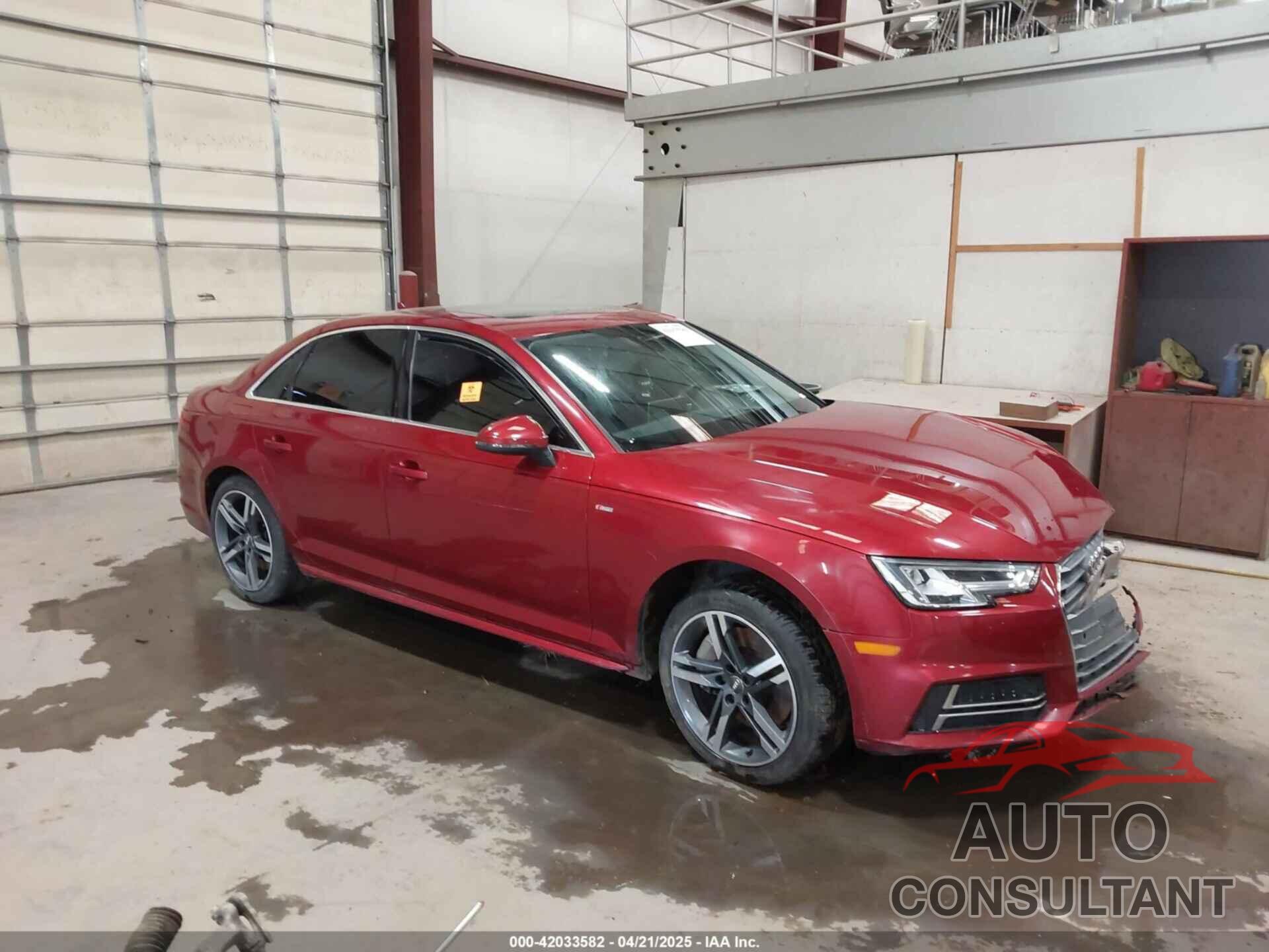 AUDI A4 2018 - WAUENAF47JA040074