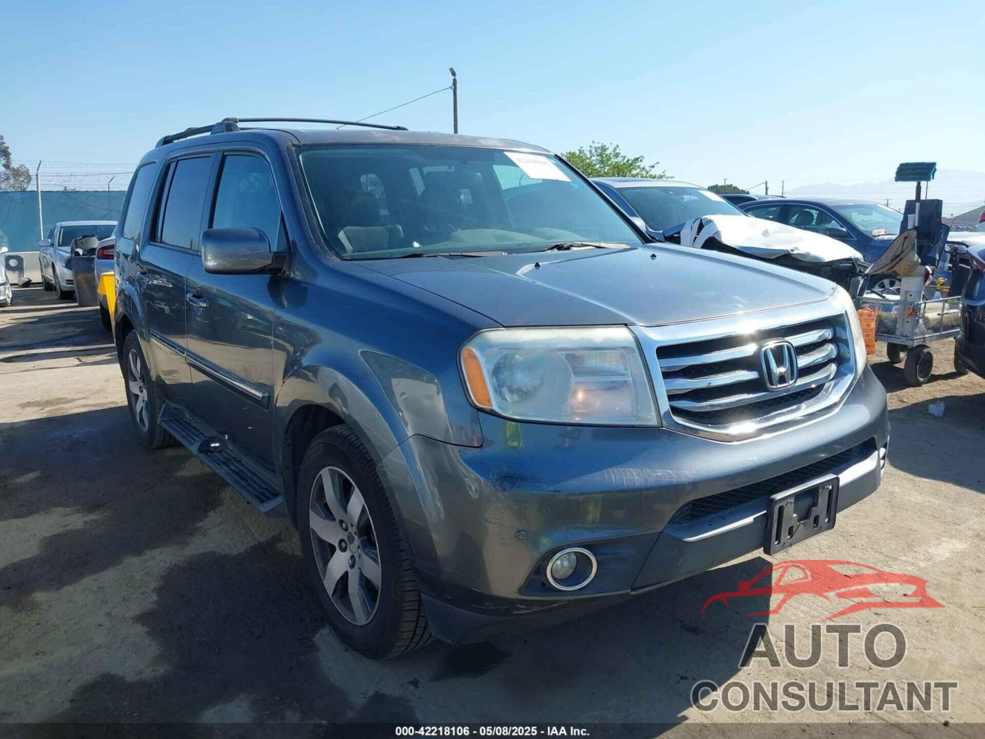 HONDA PILOT 2013 - 5FNYF3H93DB027674