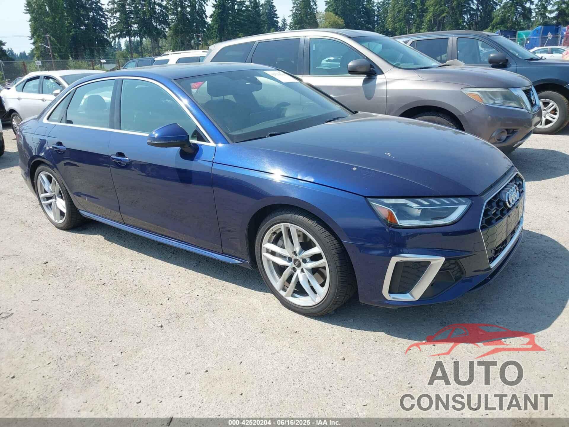 AUDI A4 2023 - WAUEAAF42PN017346