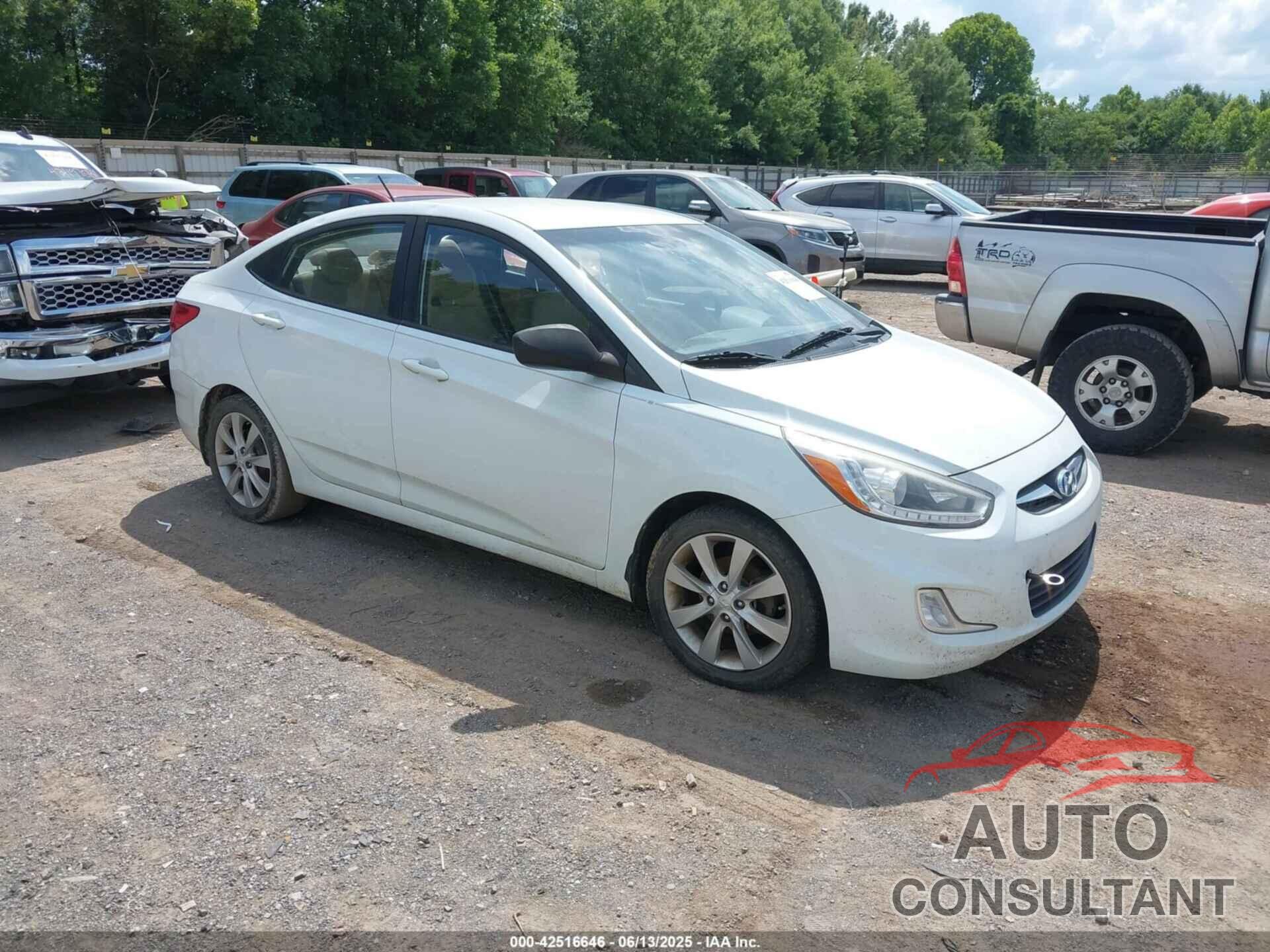 HYUNDAI ACCENT 2014 - KMHCU4AE6EU608572