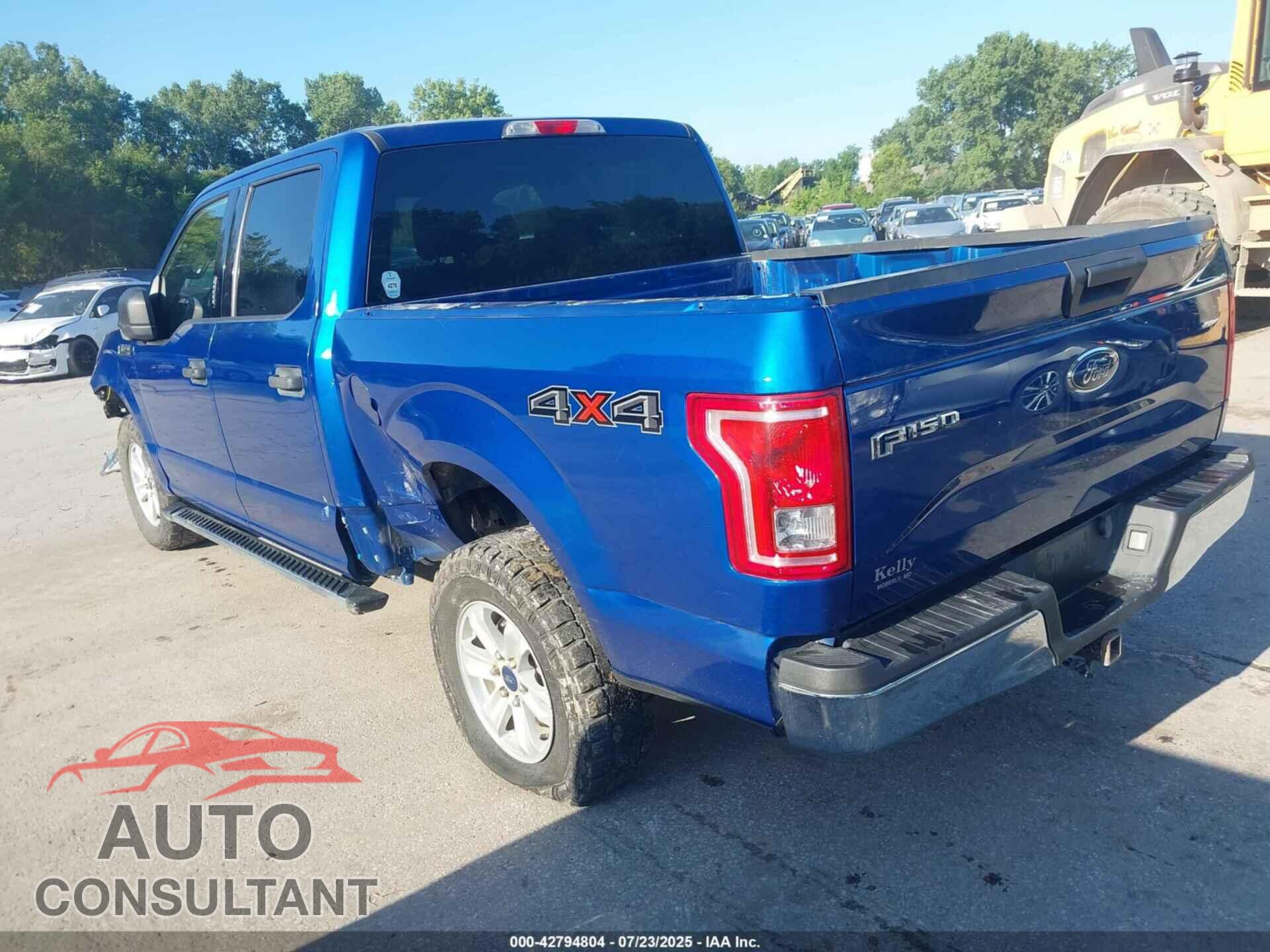 FORD F-150 2017 - 1FTEW1E88HFC09178