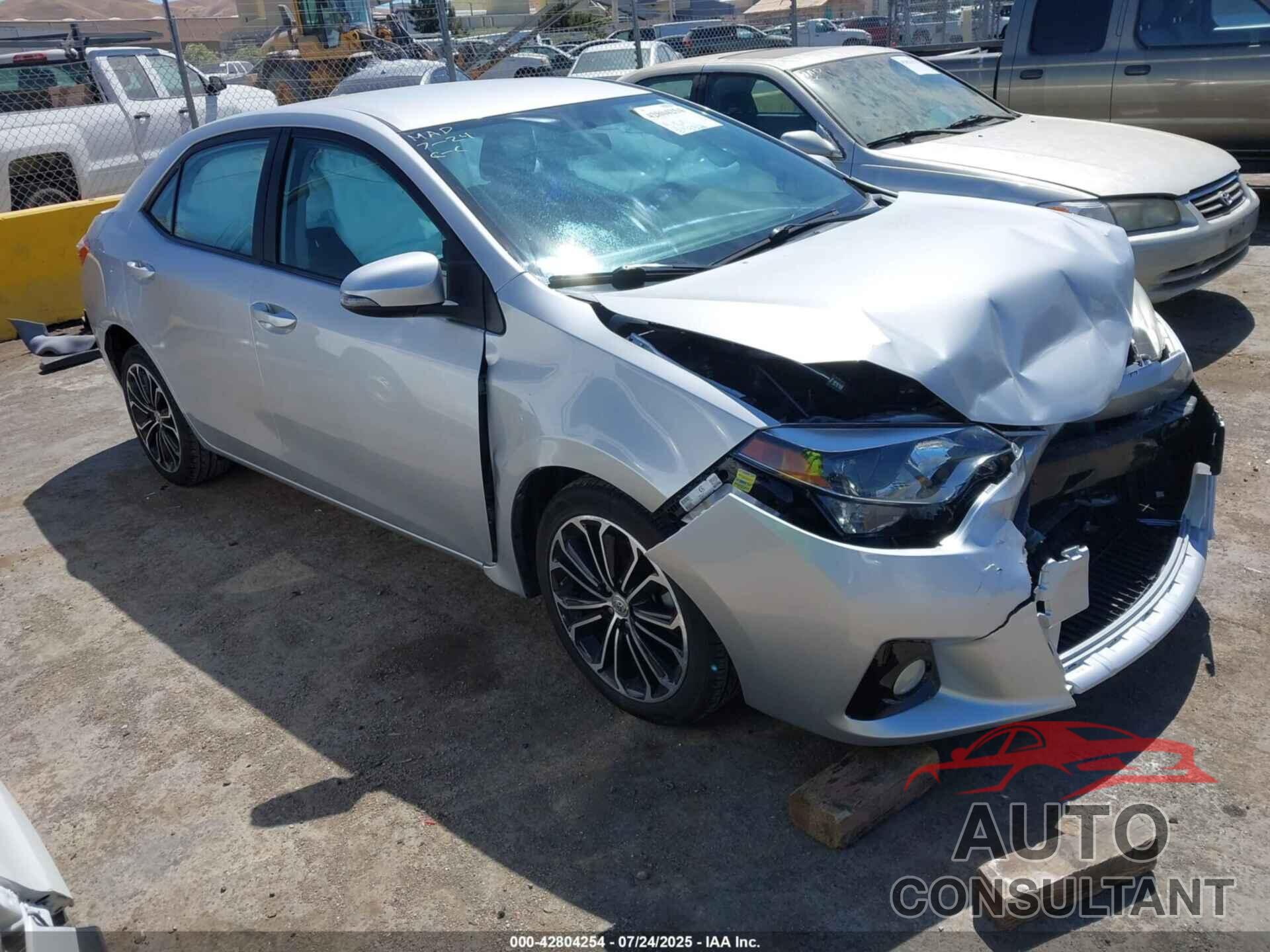 TOYOTA COROLLA 2015 - 2T1BURHE7FC359149