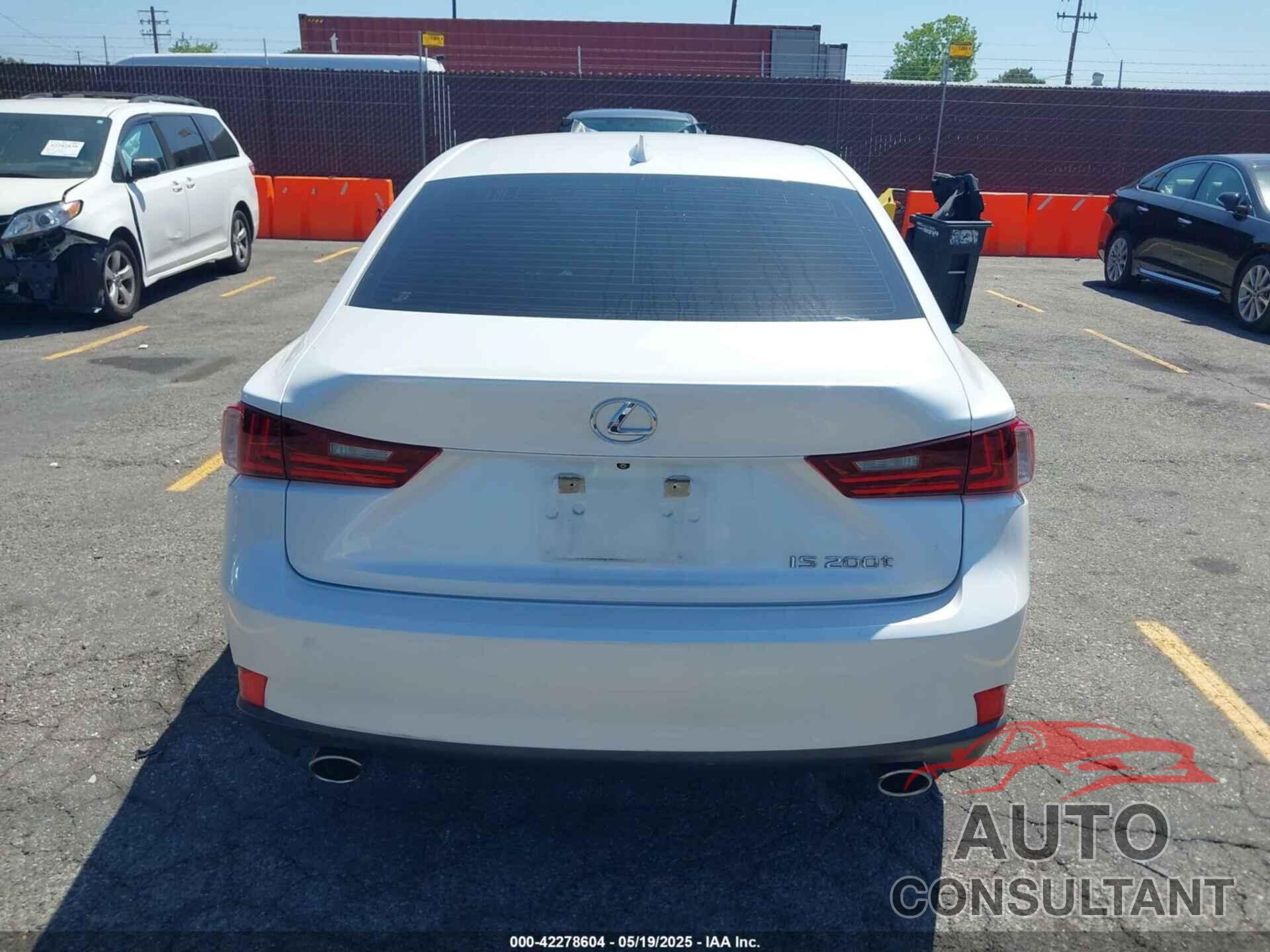 LEXUS IS 200T 2016 - JTHBA1D22G5036596