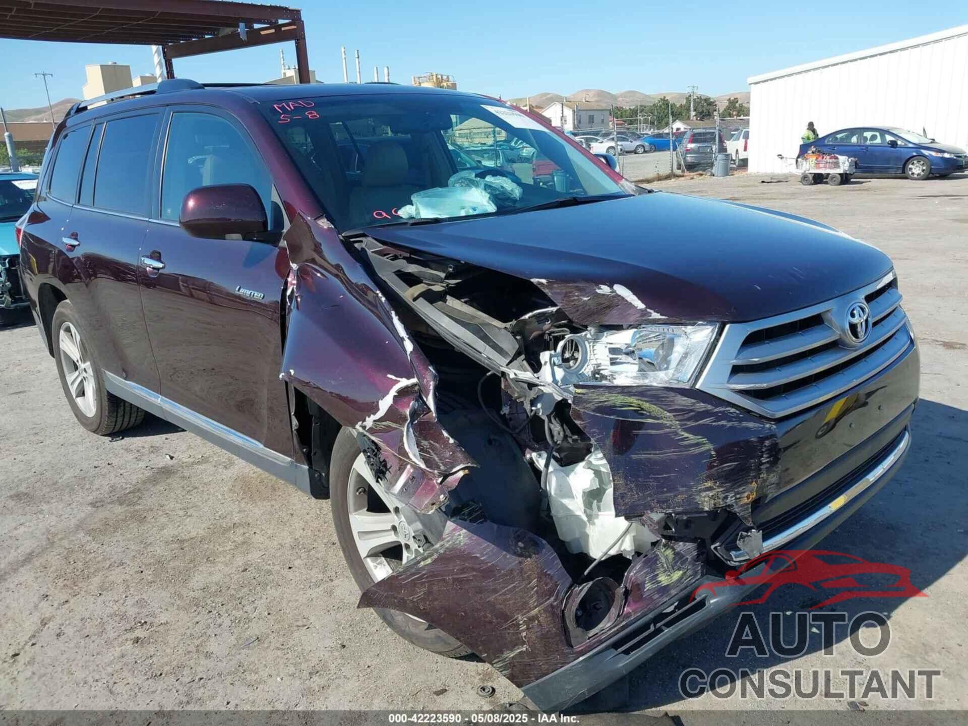 TOYOTA HIGHLANDER 2013 - 5TDDK3EH7DS276173