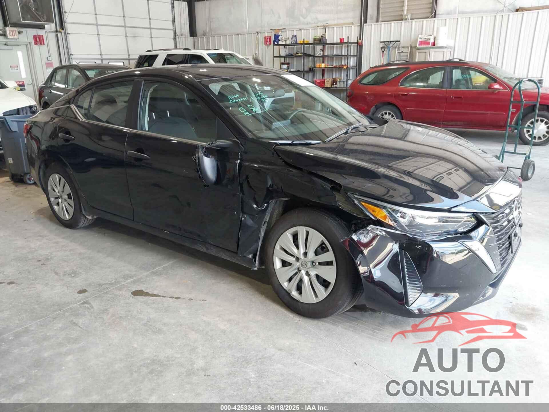 NISSAN SENTRA 2025 - 3N1AB8BV7SY307005