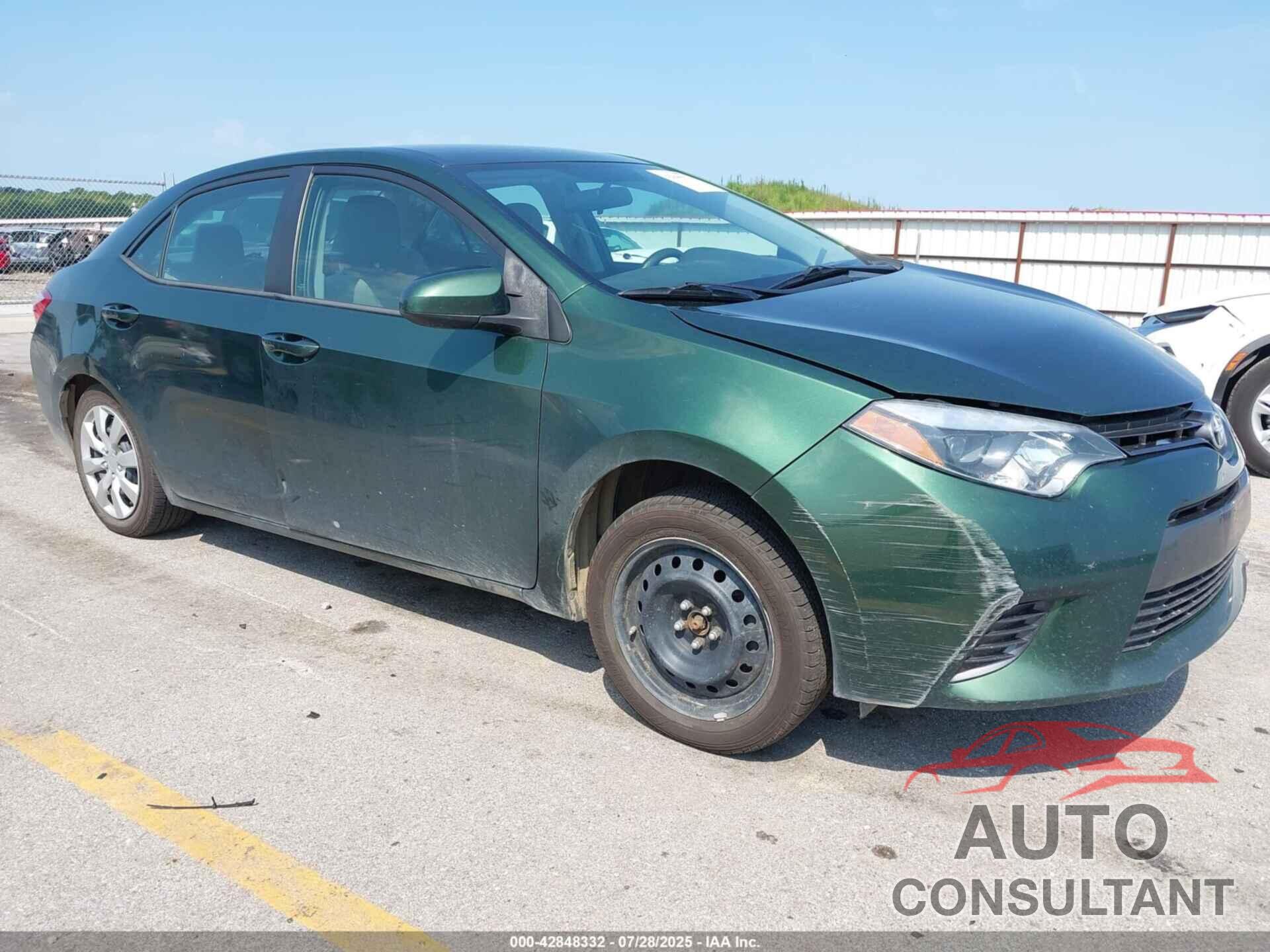 TOYOTA COROLLA 2015 - 5YFBURHE8FP331246