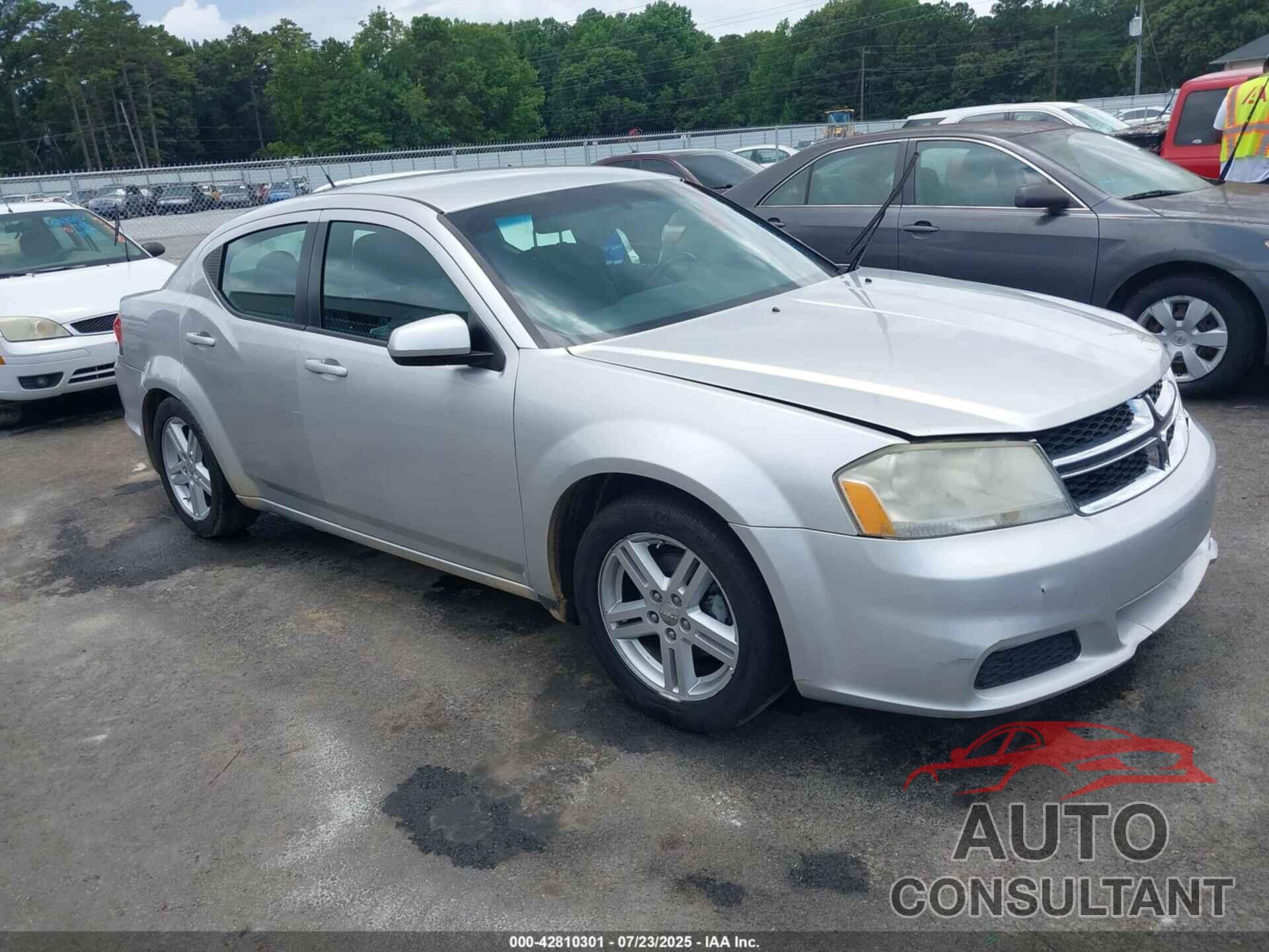 DODGE AVENGER 2011 - 1B3BD1FB7BN502233