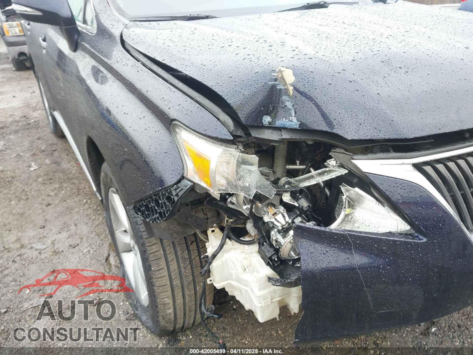 LEXUS RX 350 2010 - 2T2BK1BA9AC043740